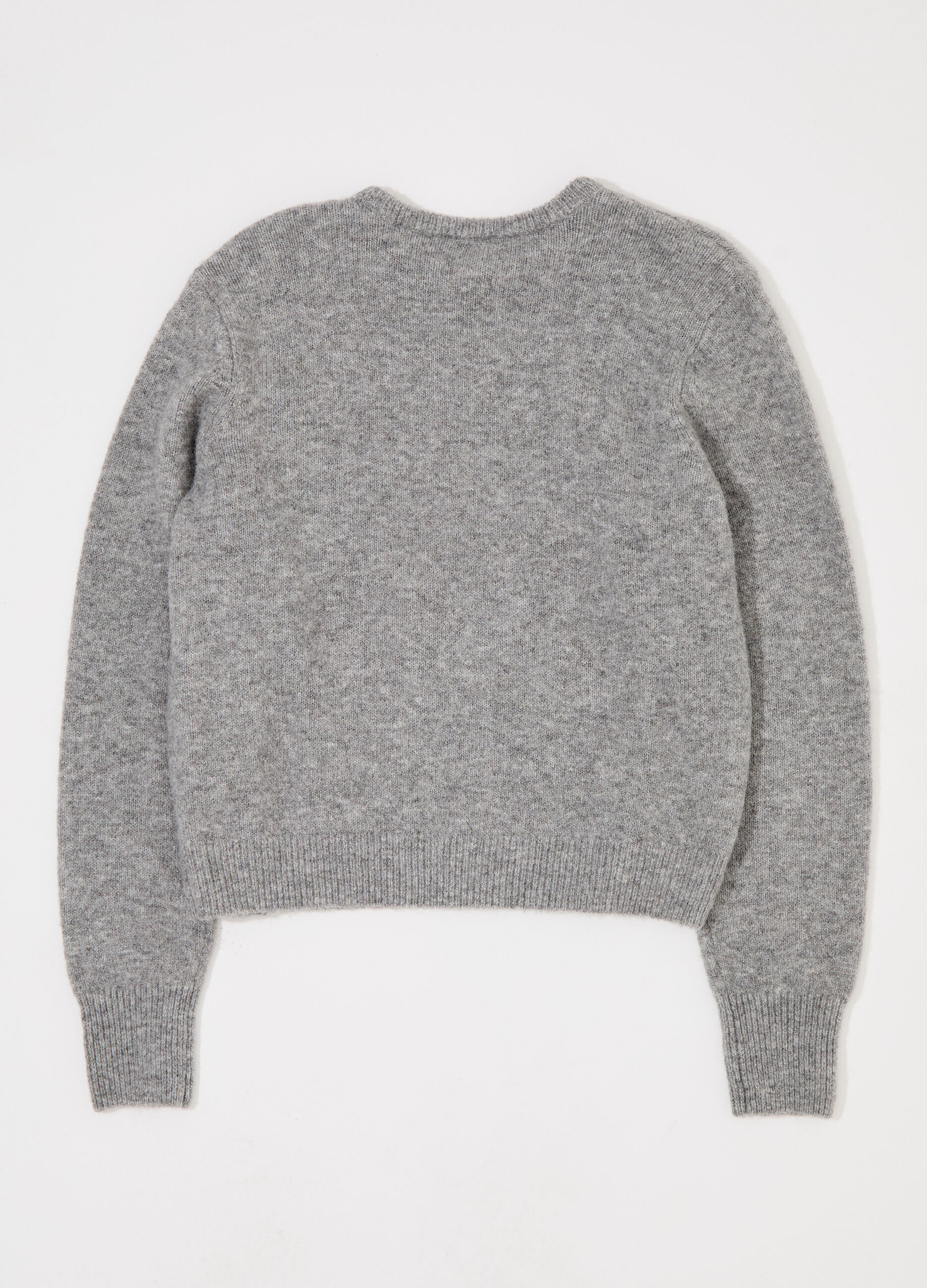 Maglia in misto lana con cut out donna_5