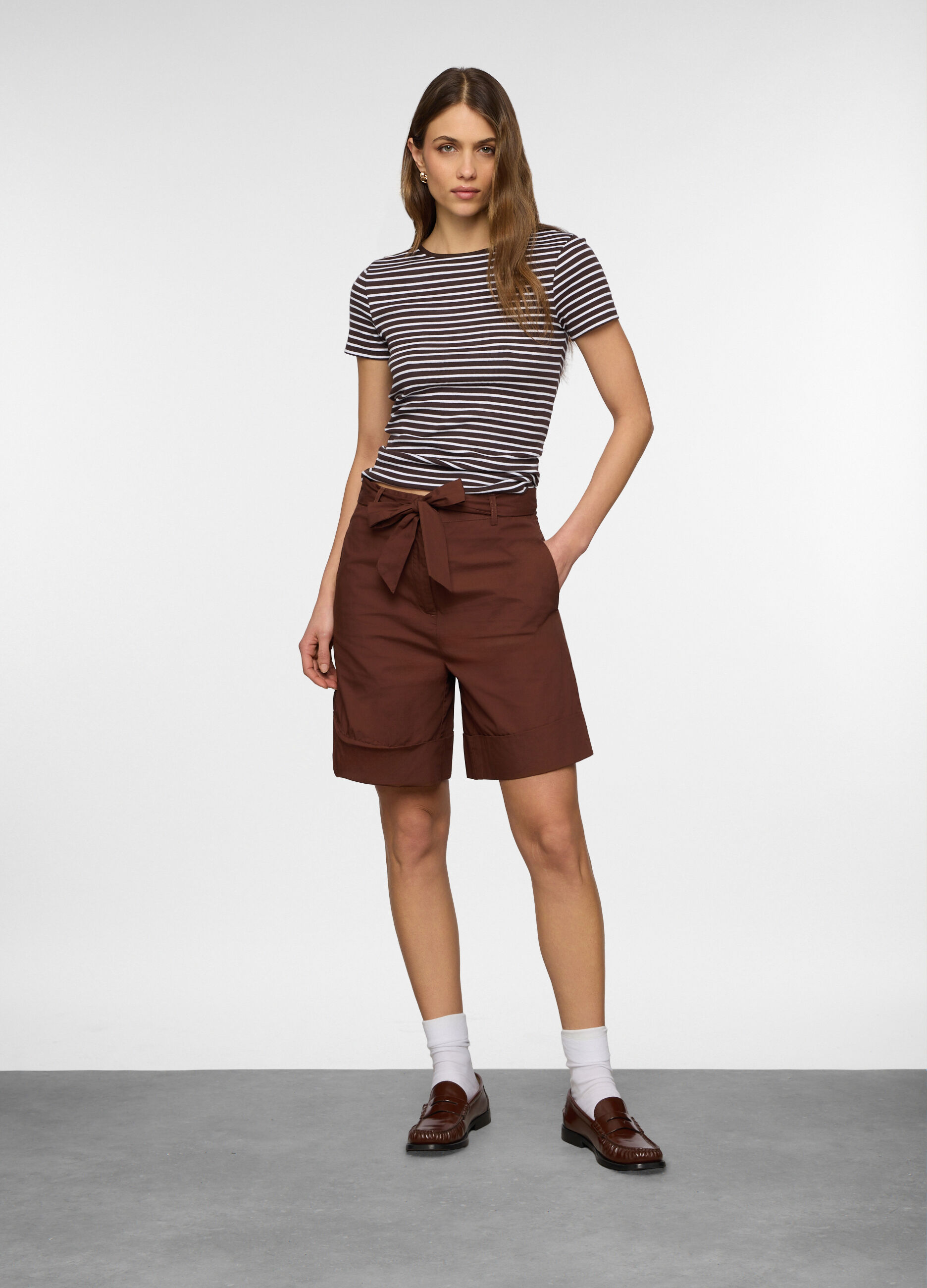 Bermuda in puro cotone donna_0