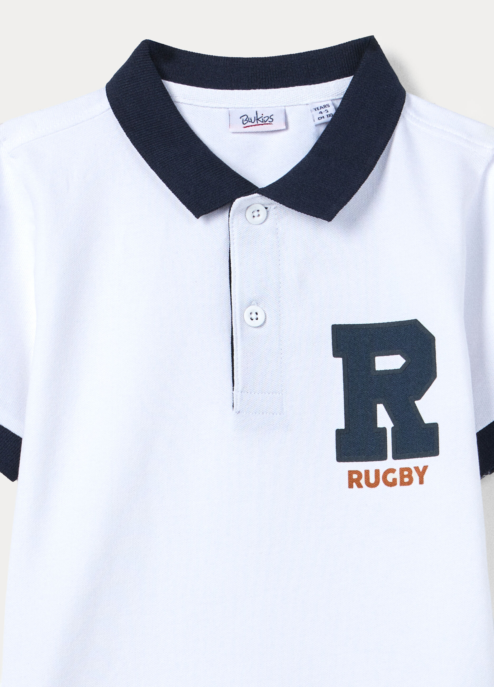 Polo in cotone stretch piquet bambino_2