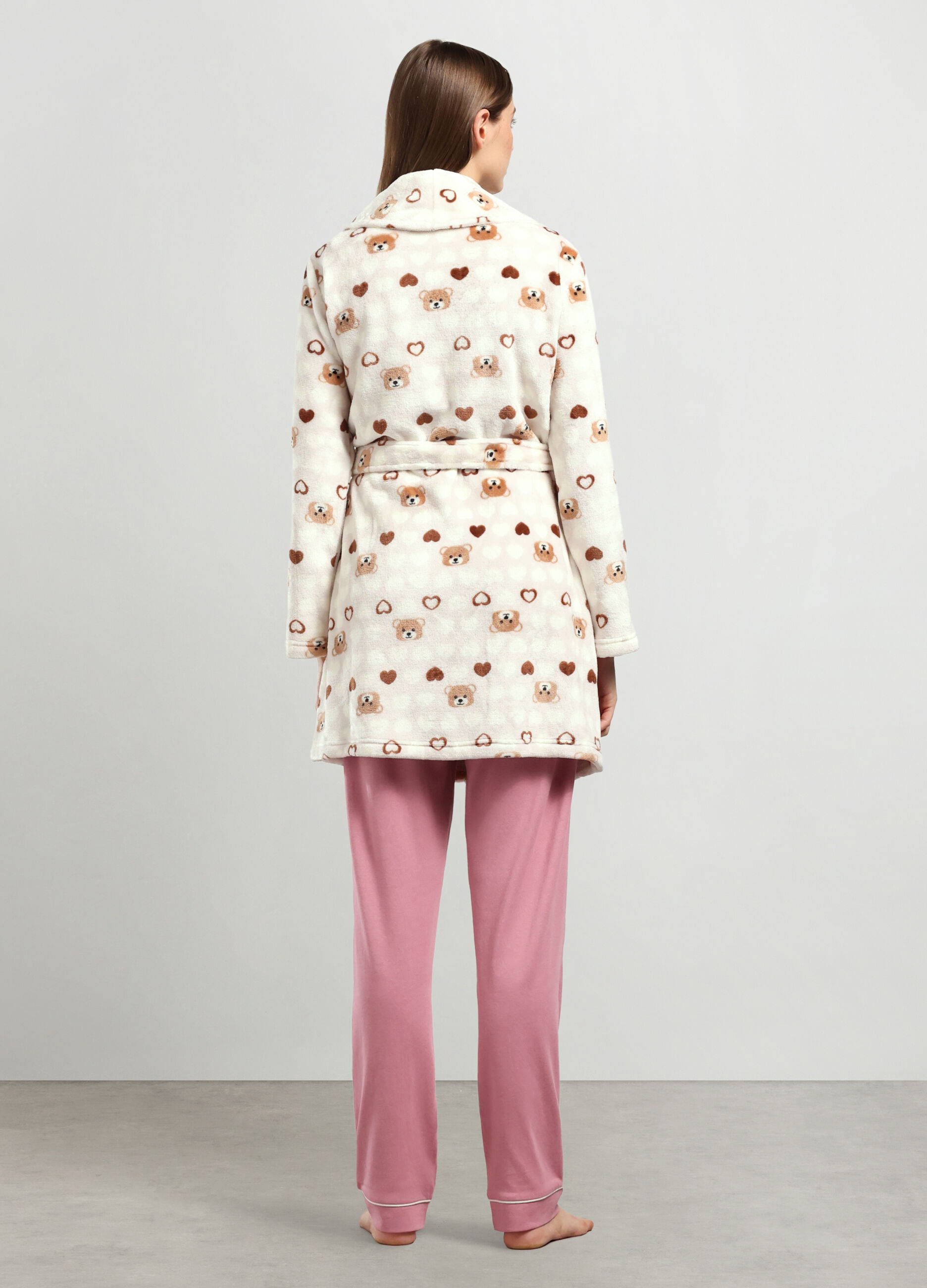 Vestaglia in coral fleece donna_1