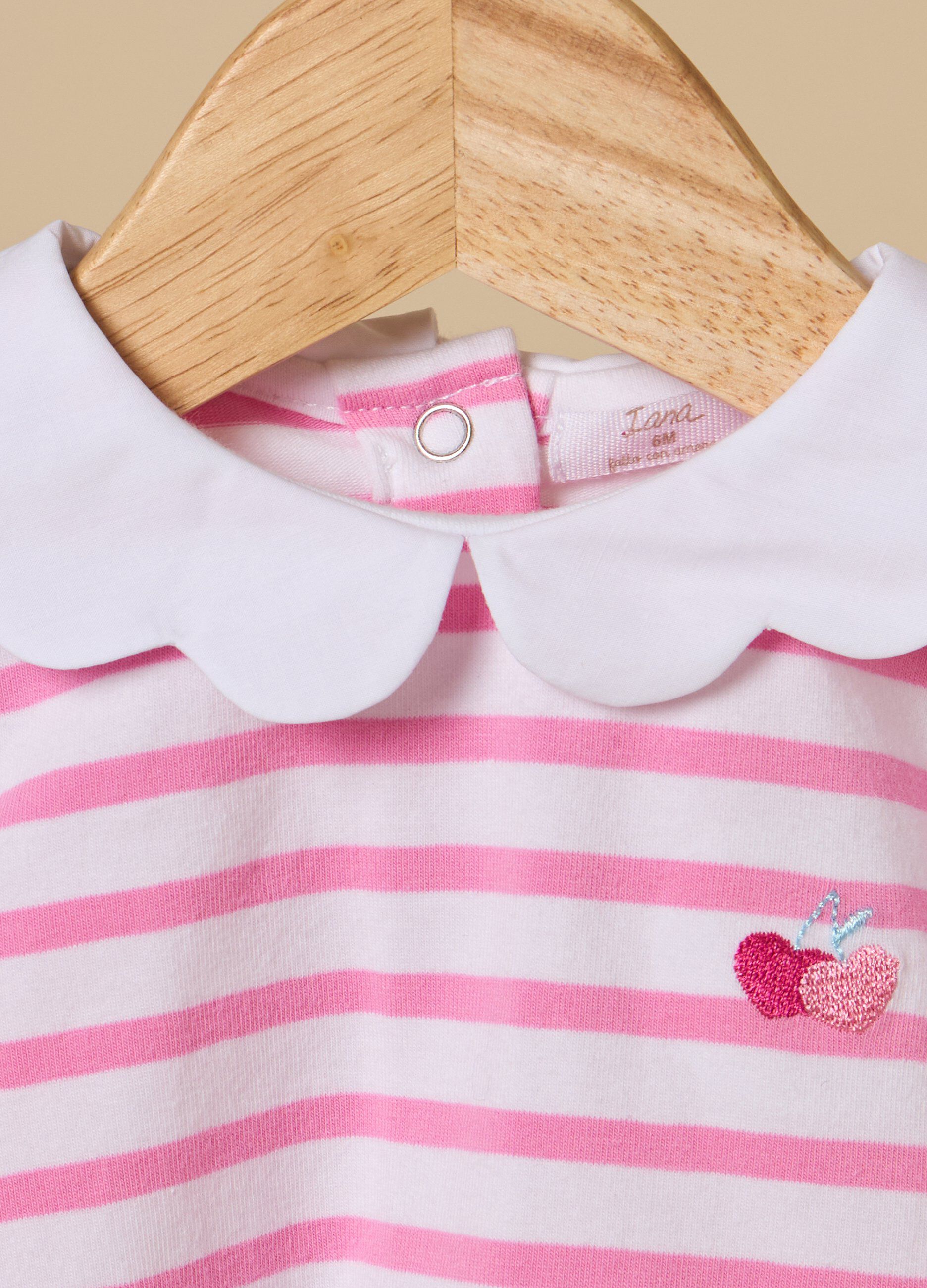 T-shirt in cotone stretch IANA neonata_1