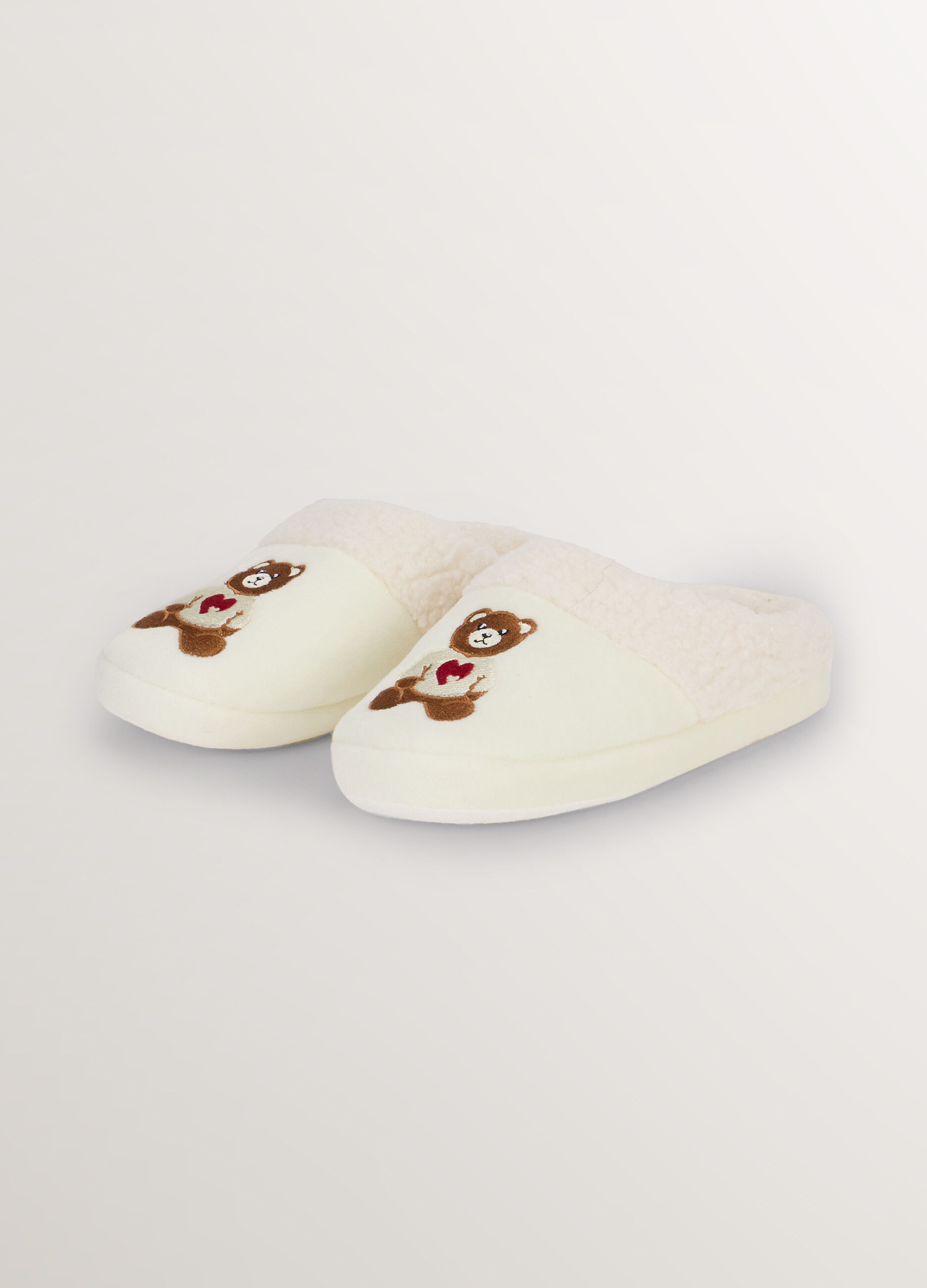 Pantofole in eco fur bambina_0