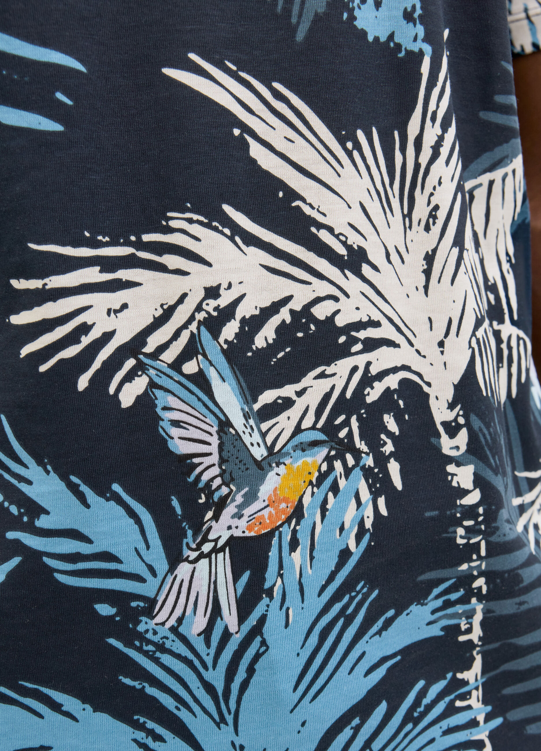 T-shirt standard fit con stampa uomo