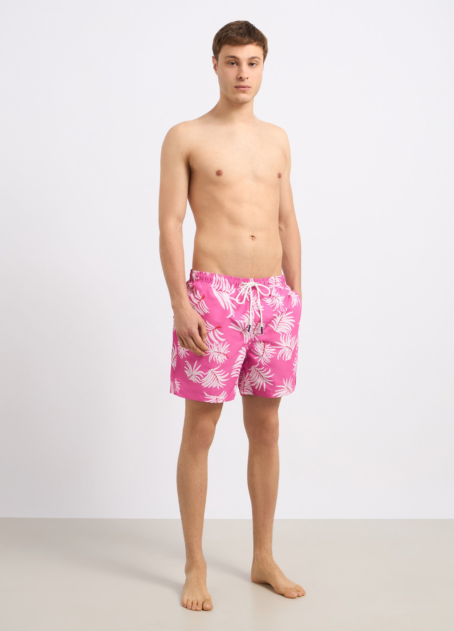 Costume shorts con stampa uomo