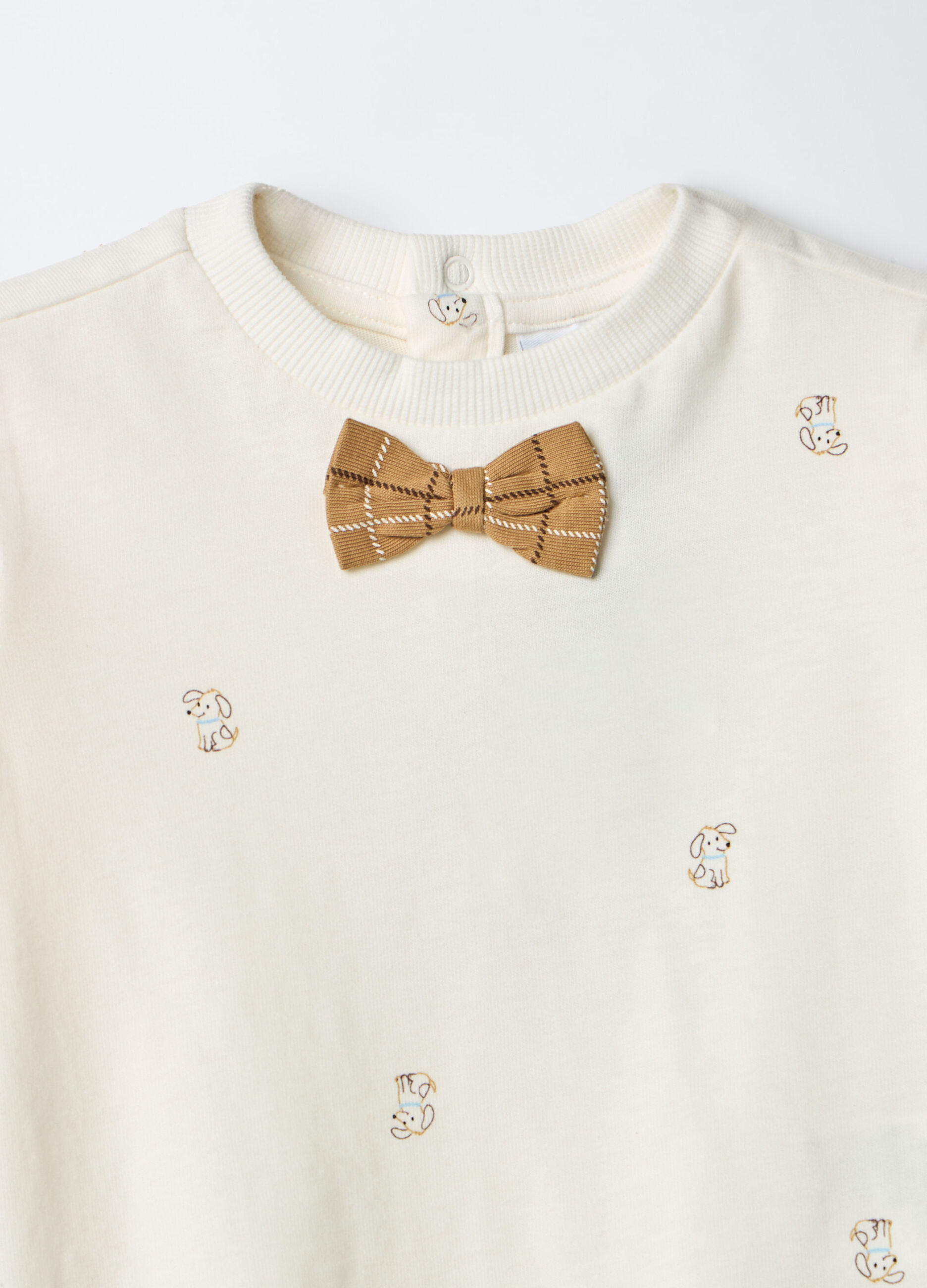 T-shirt girocollo in jersey di puro cotone bimbo_2