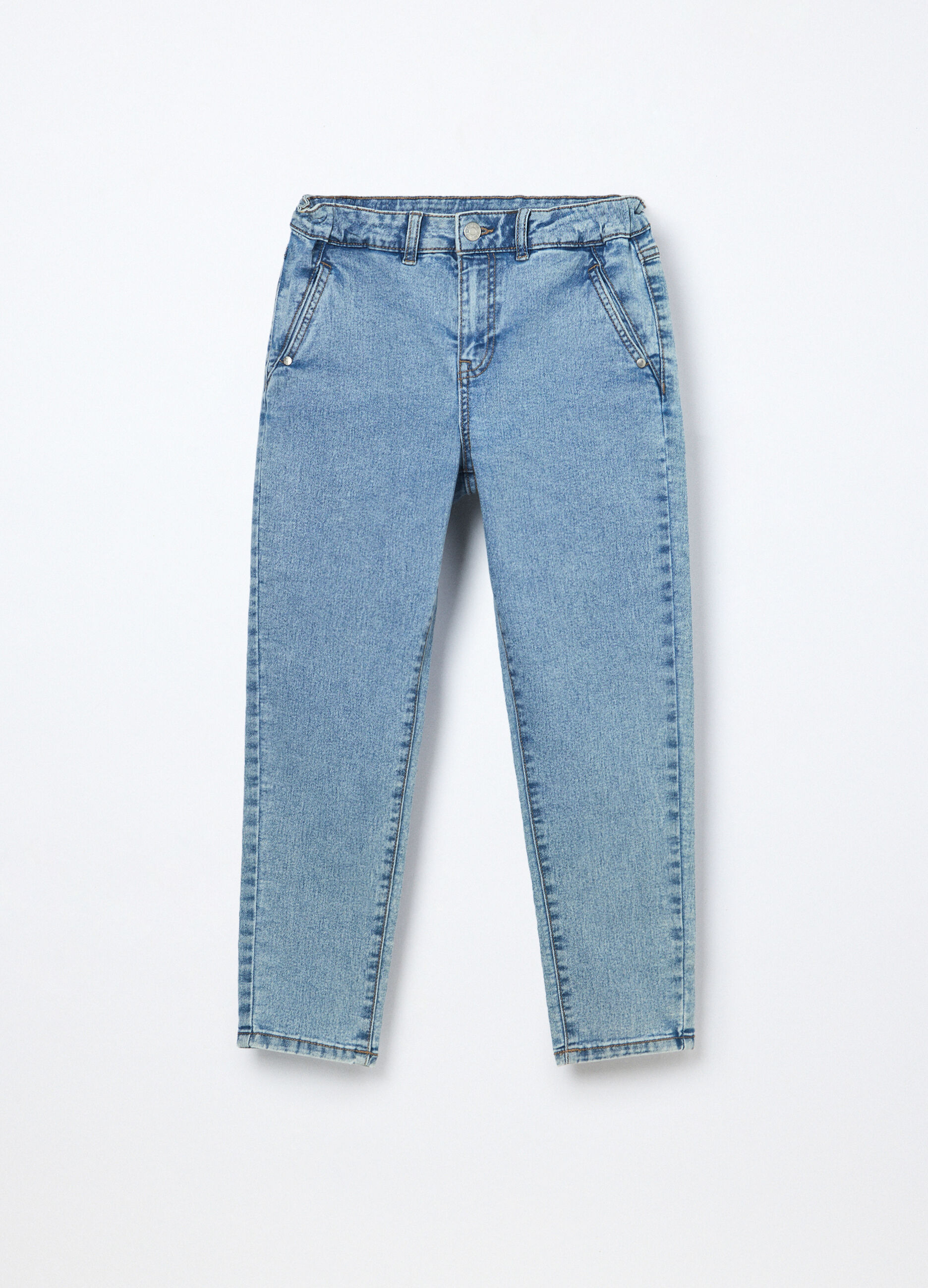 Jeans in misto cotone ragazzo_0