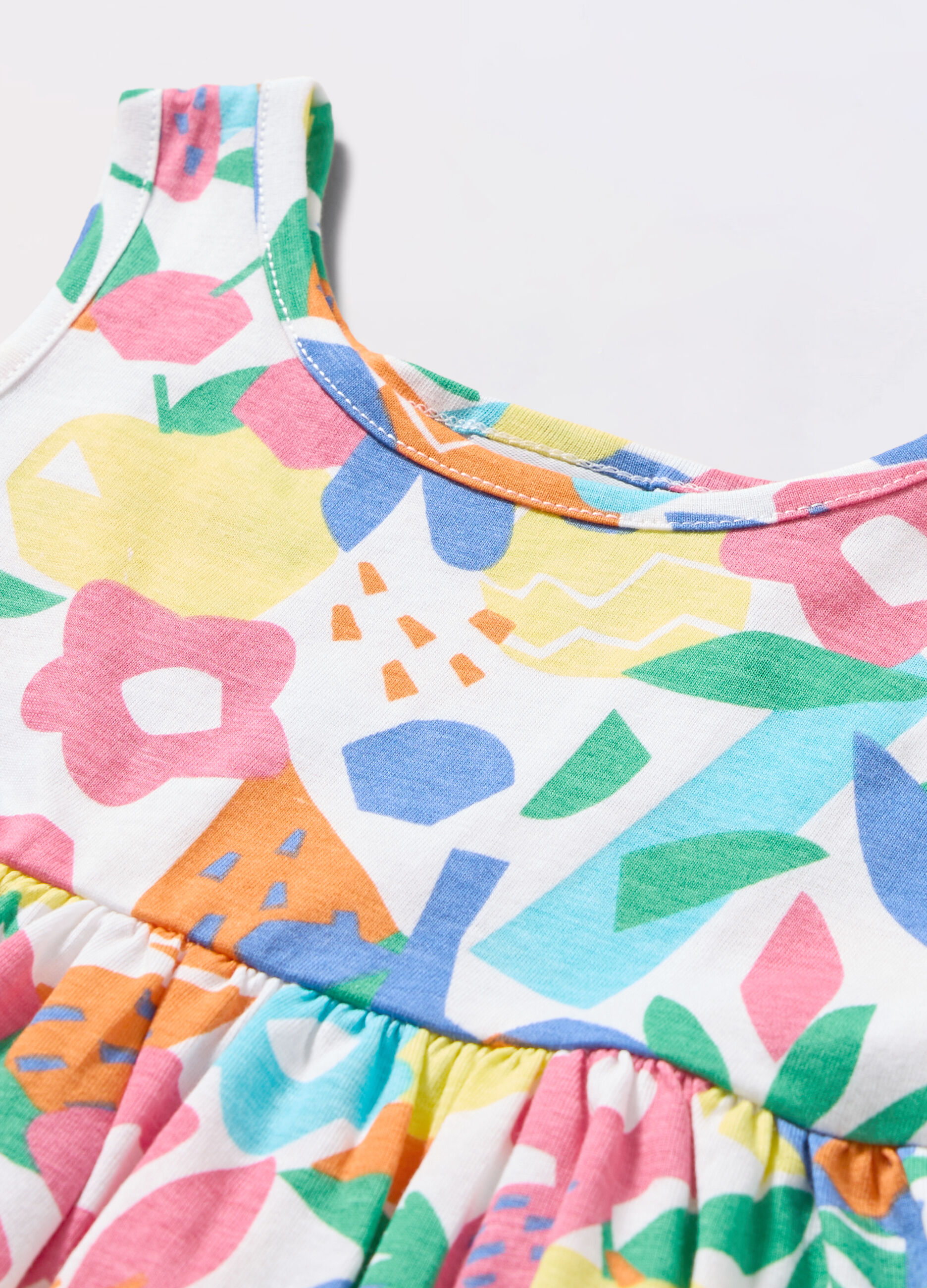 Vestito in jersey di puro cotone neonata_1