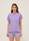 T-shirt in jersey di puro cotone donna_0