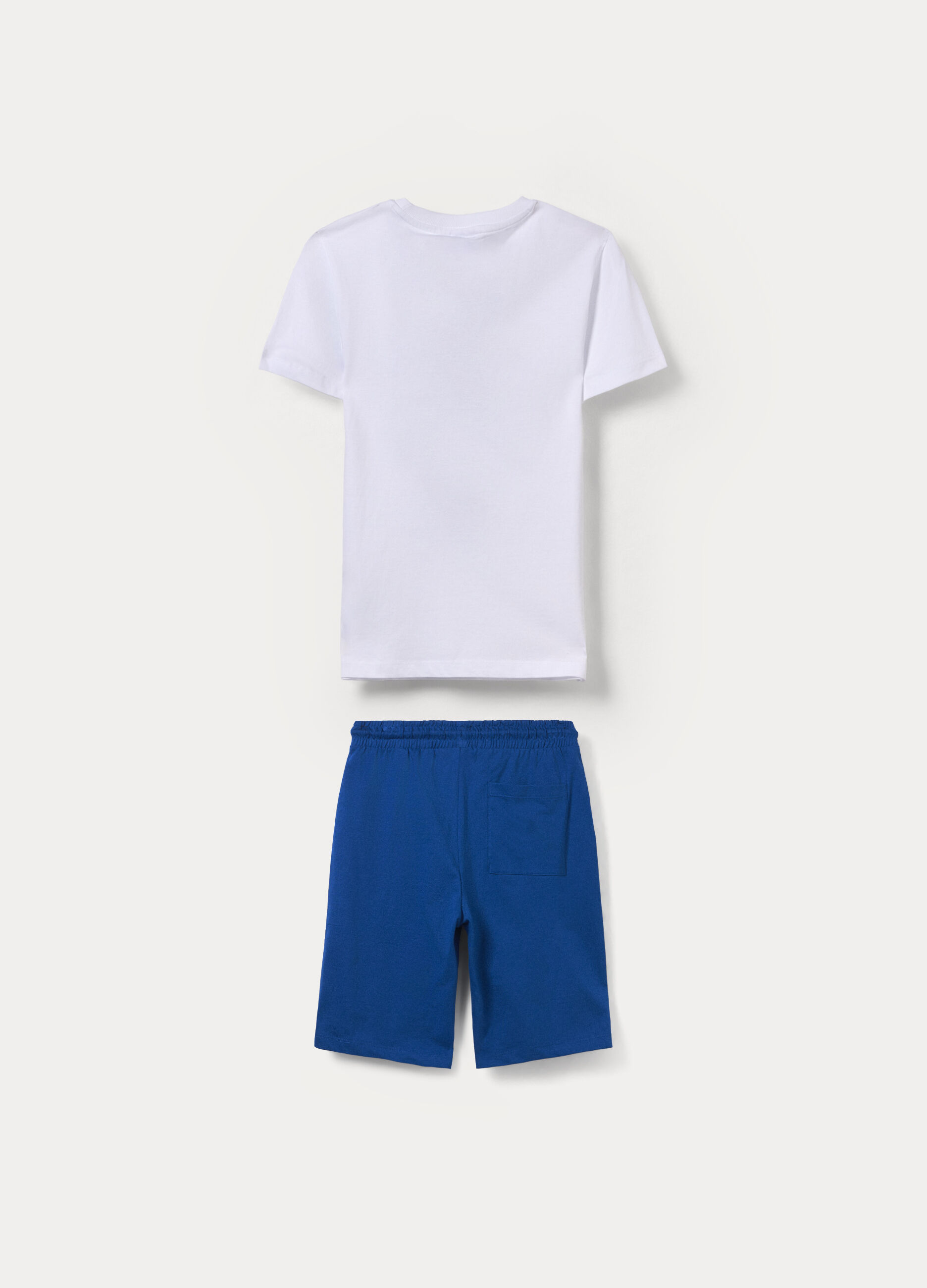 Jogging set in jersey di puro cotone ragazzo_1
