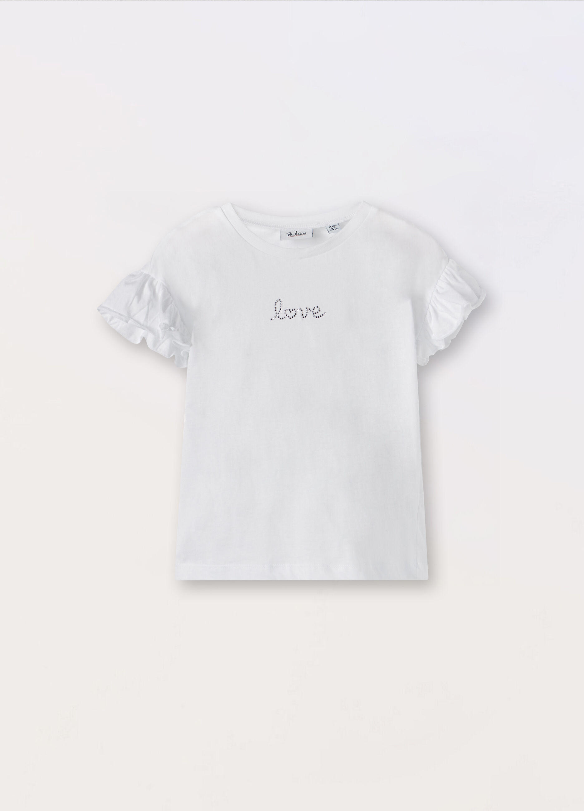 T-shirt in jersey di puro cotone bambina_0