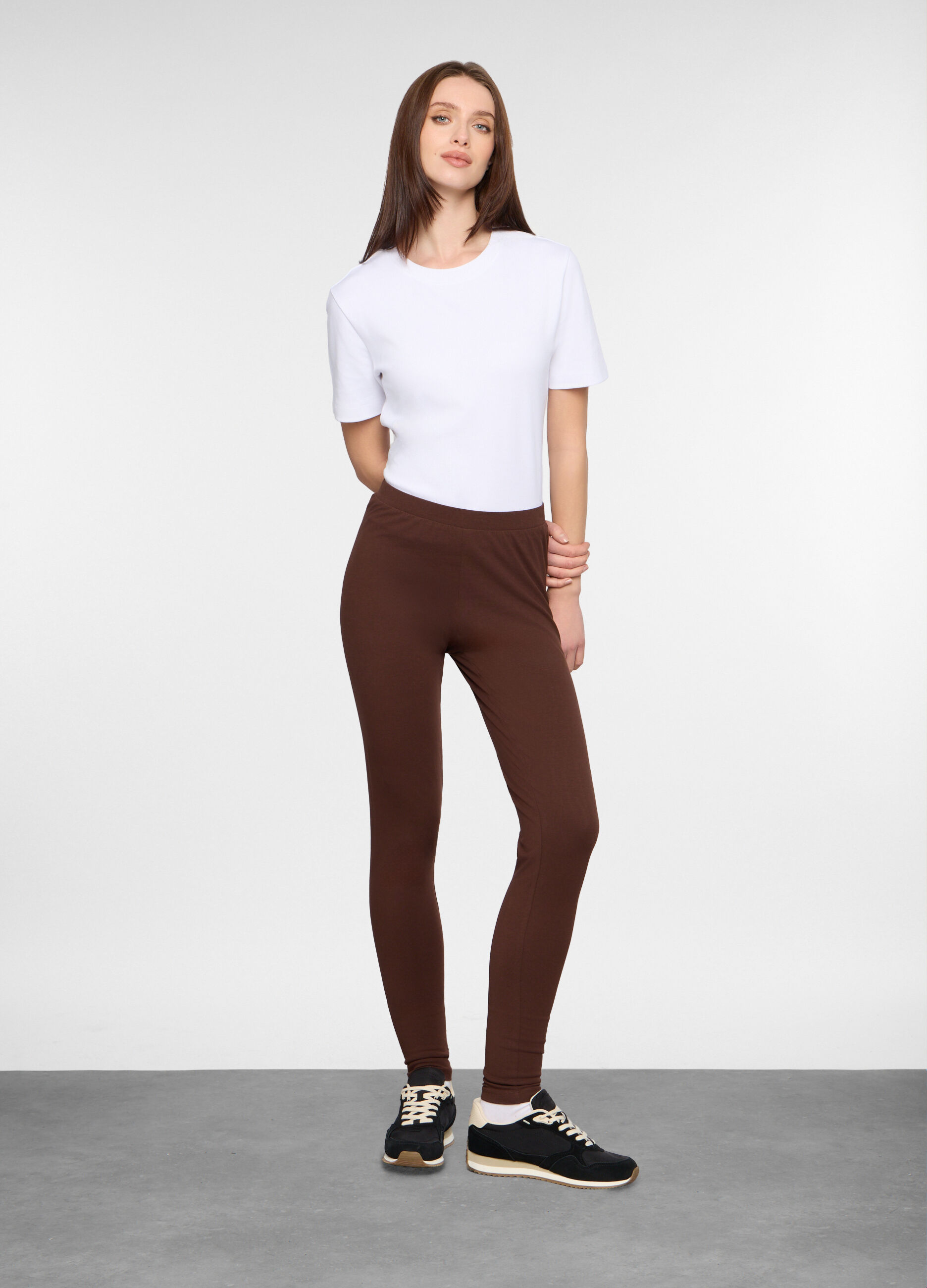 Leggings slim fit stretch donna_0