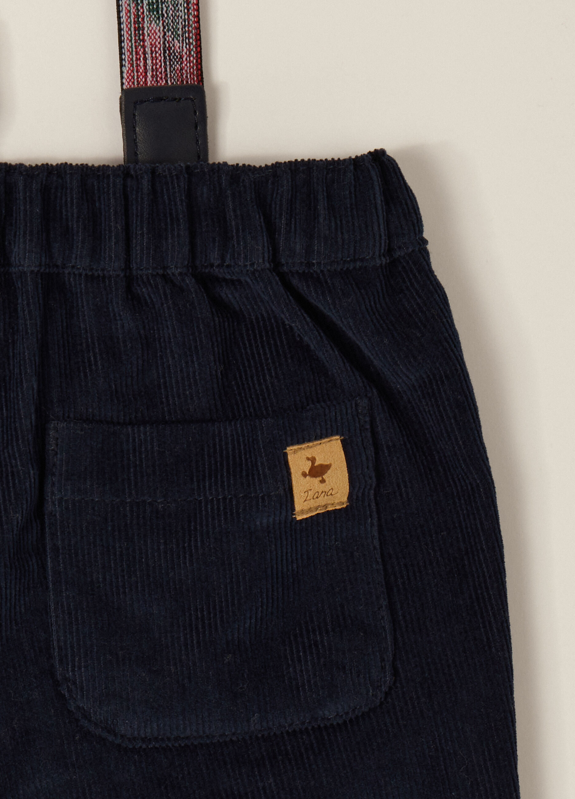 Pantaloni in velluto a coste IANA neonata_3