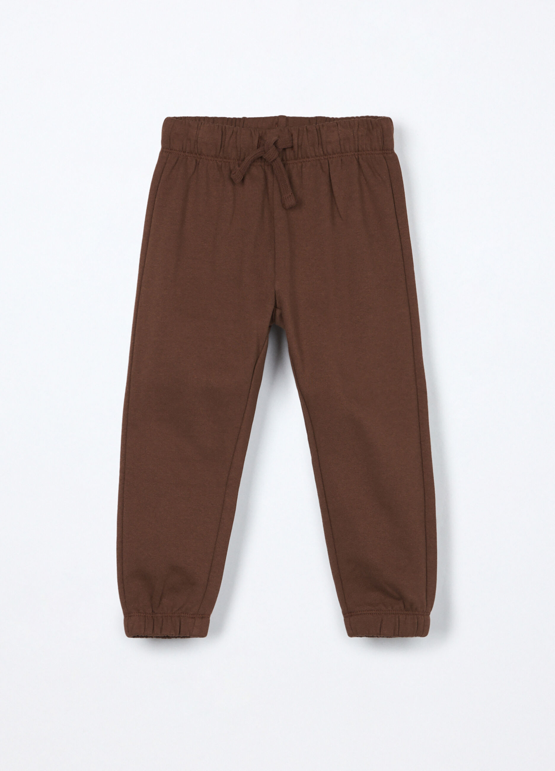 Joggers in puro cotone fleece neonato_0