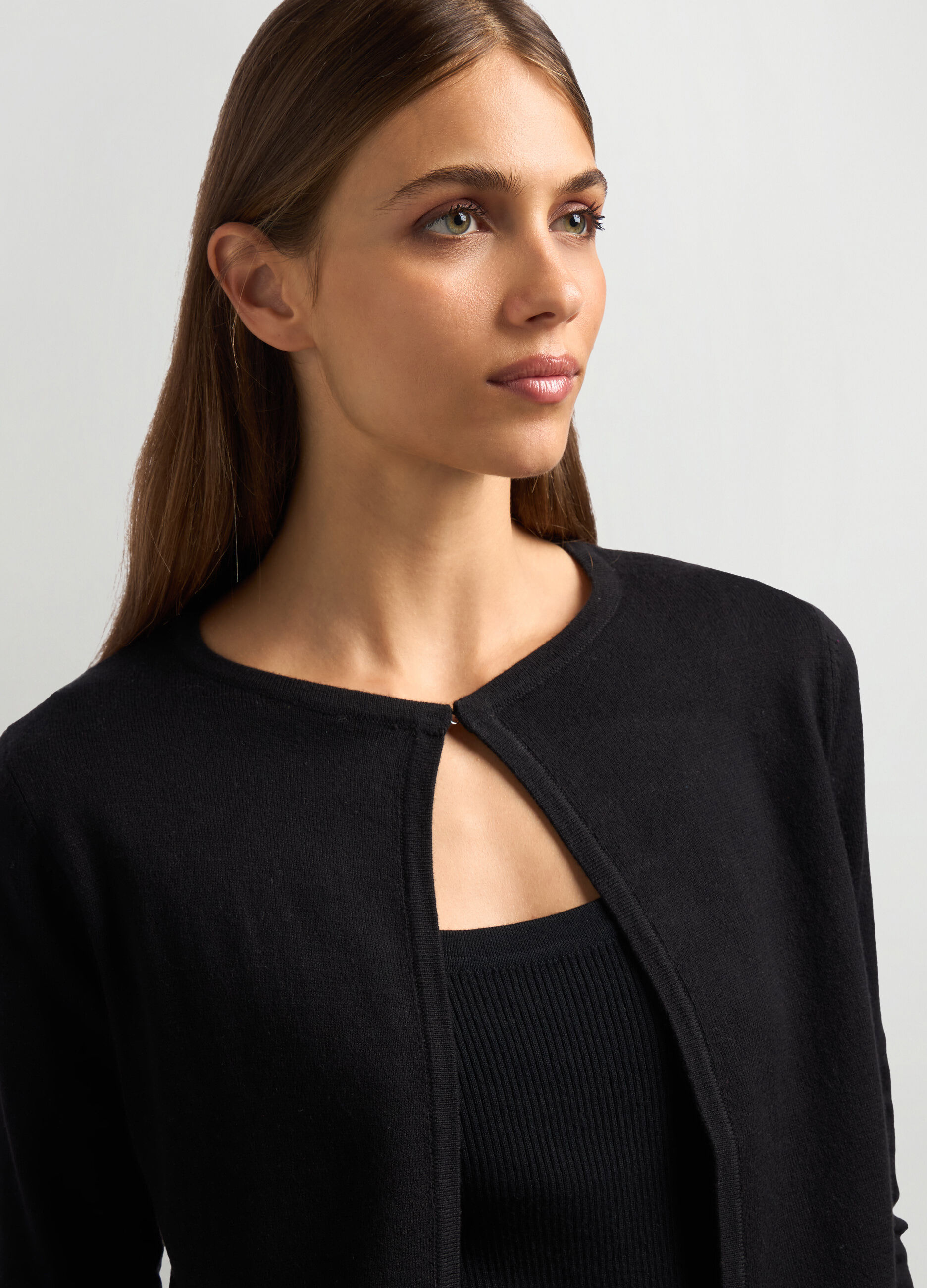 Cardigan in misto cotone donna_2