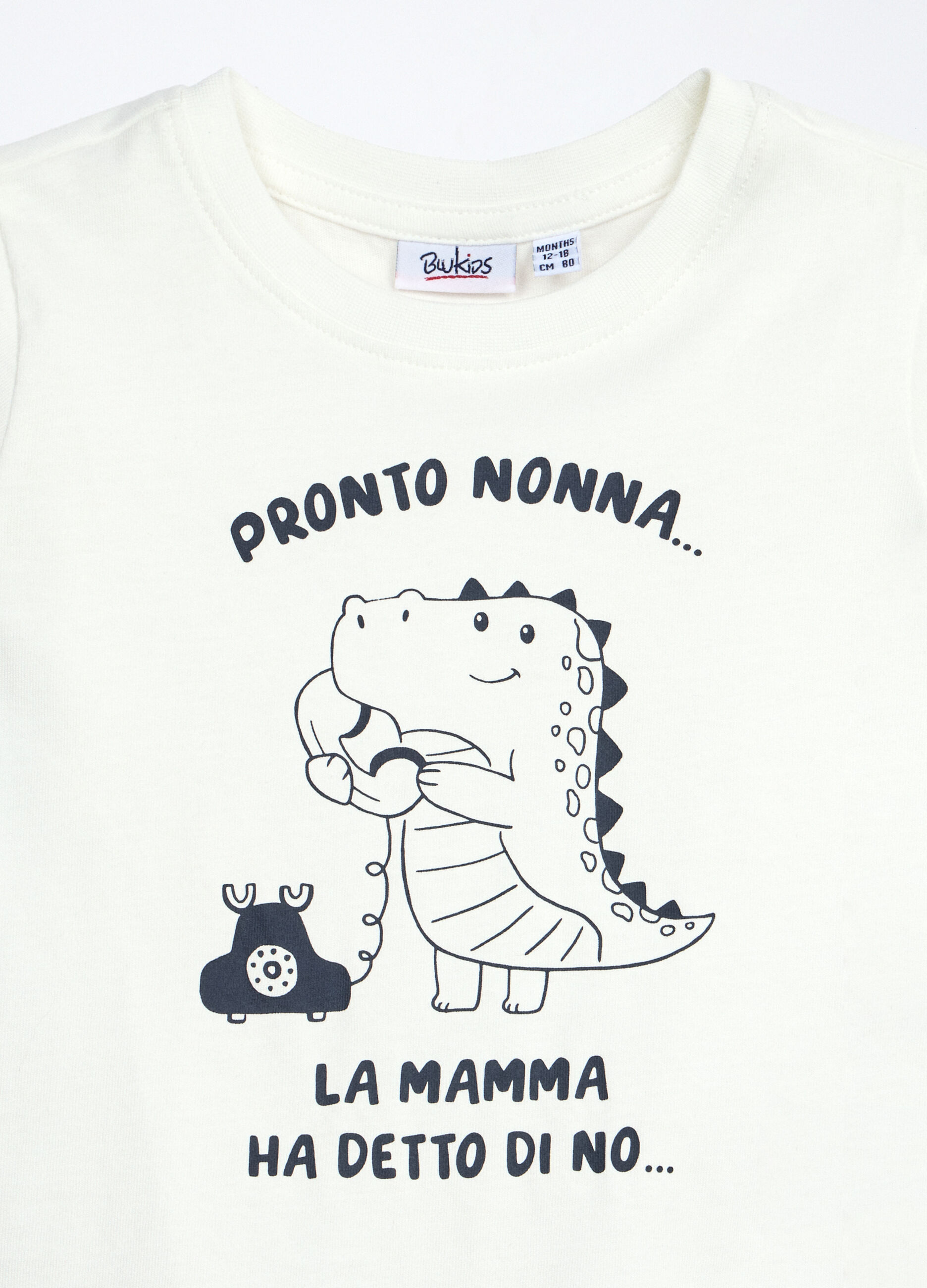 T-shirt in jersey di puro cotone neonato _2