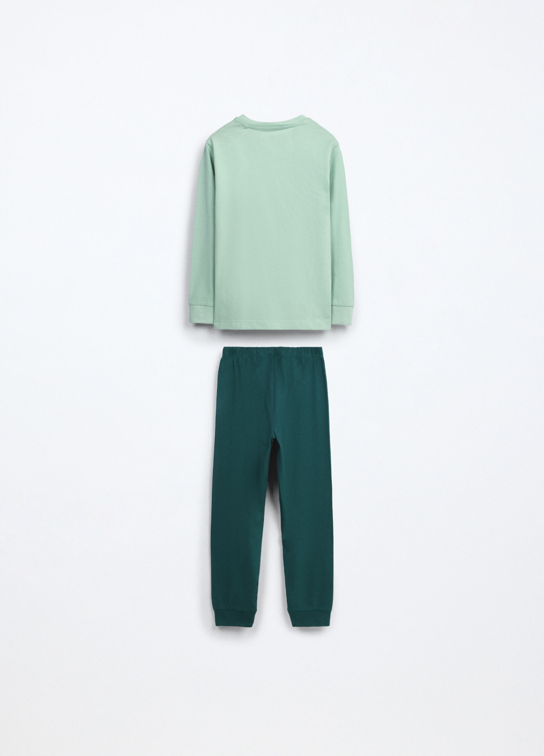 Set pigiama lungo in jersey di puro cotone bambino _1