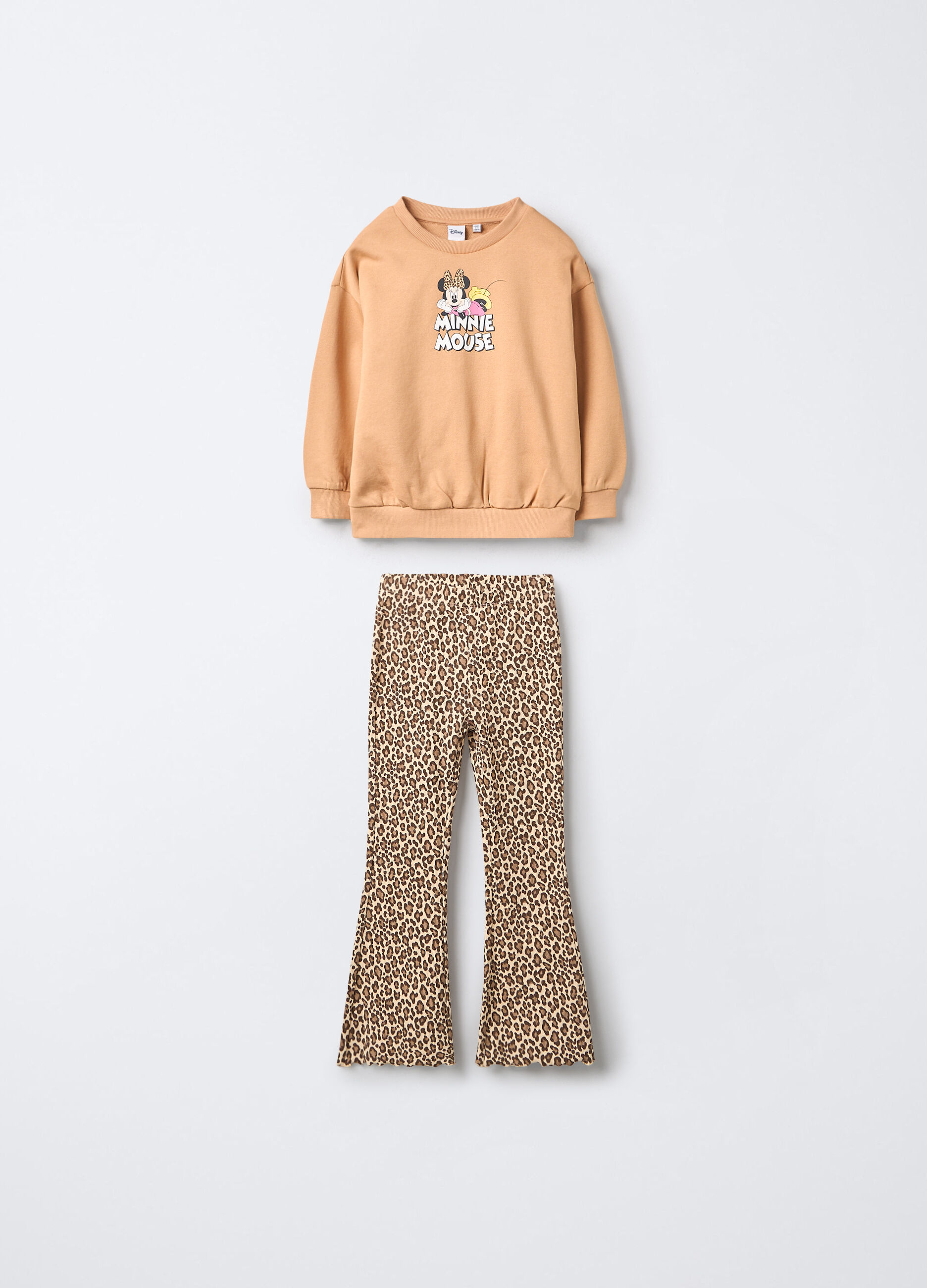 Jogging set Disney in cotone garzato bambina_0