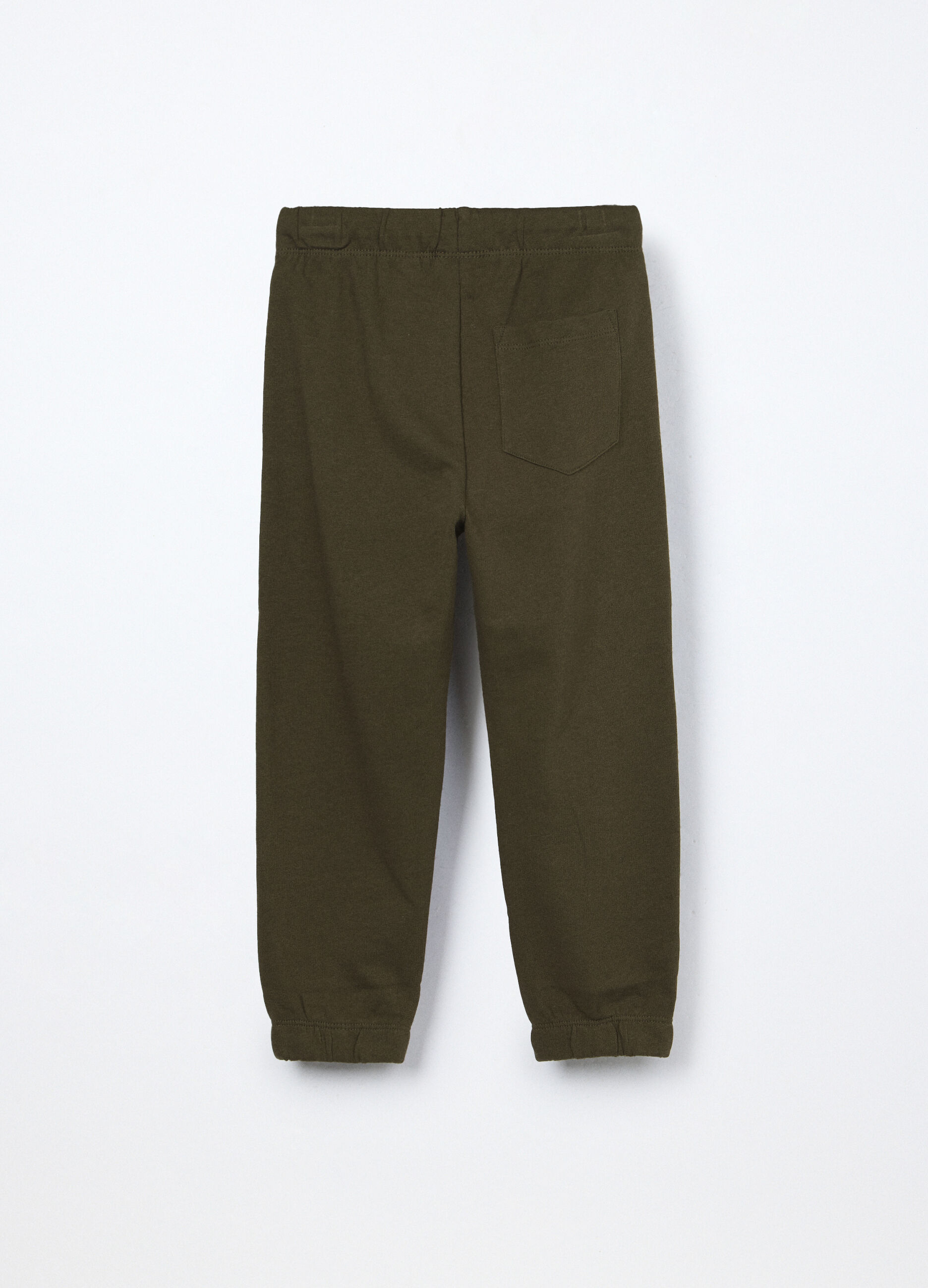 Jogger in french terry di puro cotone ragazzo_1