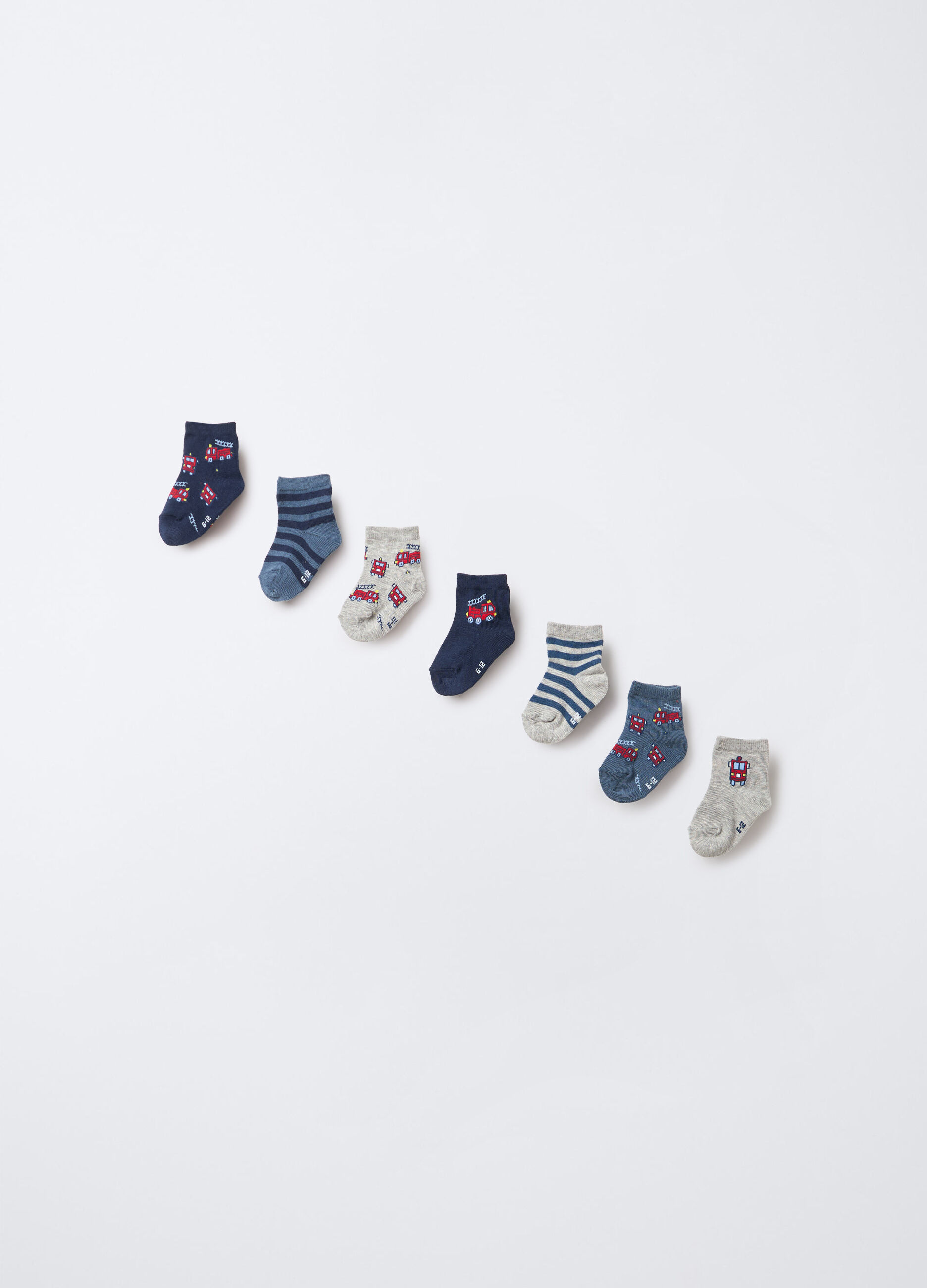 Pack 7 calze corte misto cotone_1