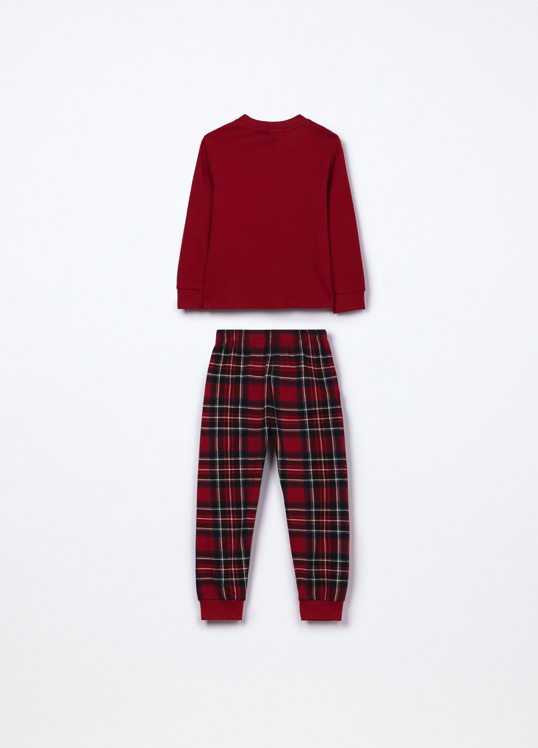 Pigiama lungo in interlock di puro cotone bambino_1