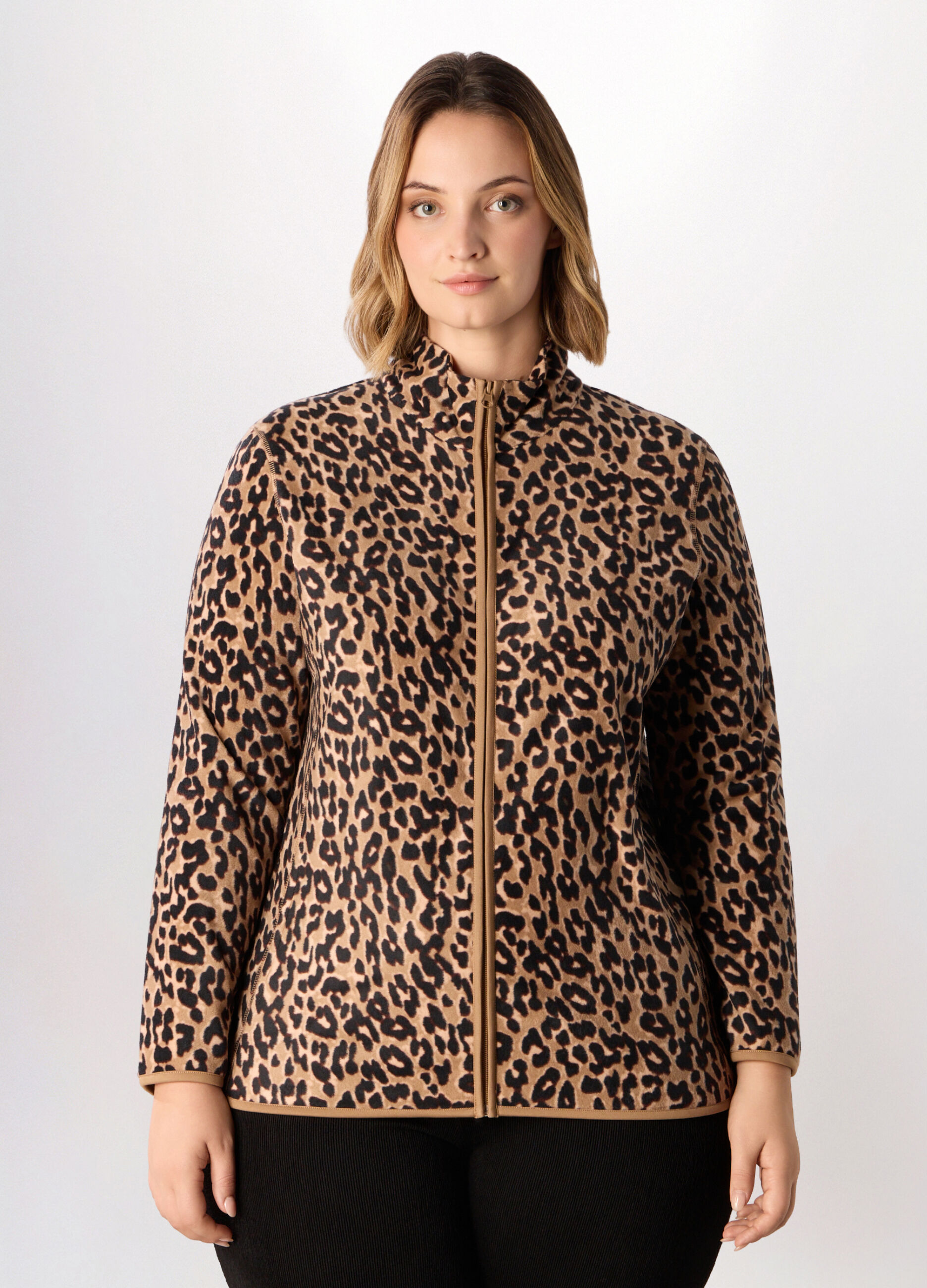 Felpa in pile donna curvy_0