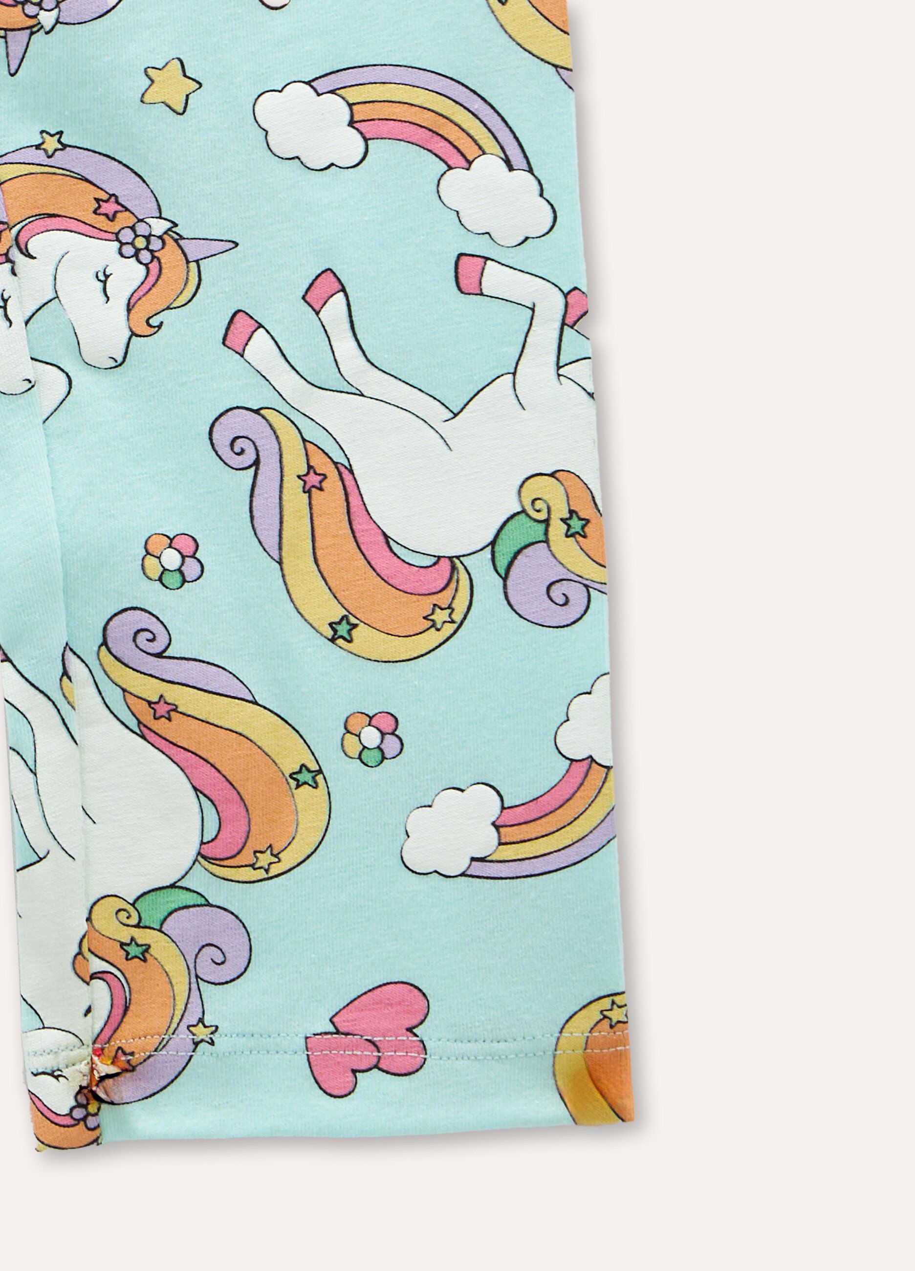 Leggings in cotone stretch bambina_1