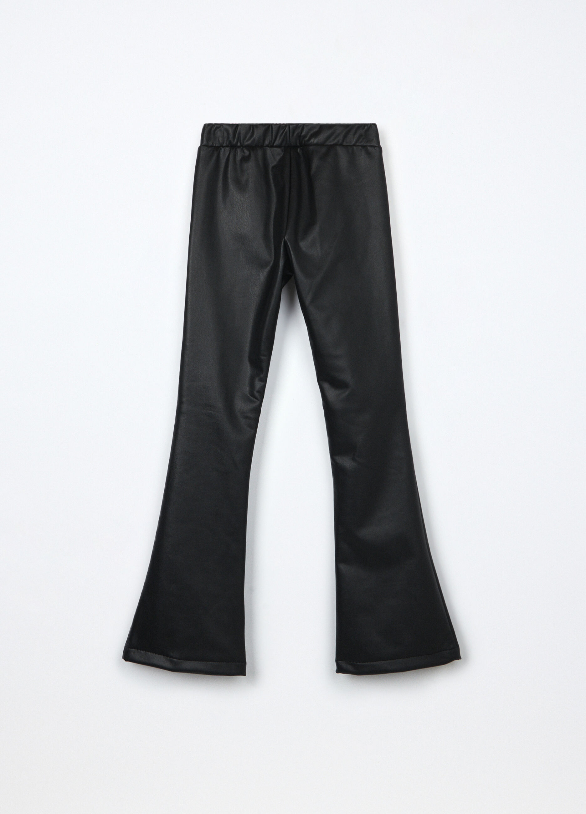 Pantaloni in eco pelle ragazza_1