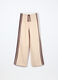 Jogger wide leg misto cotone fleece ragazza_0