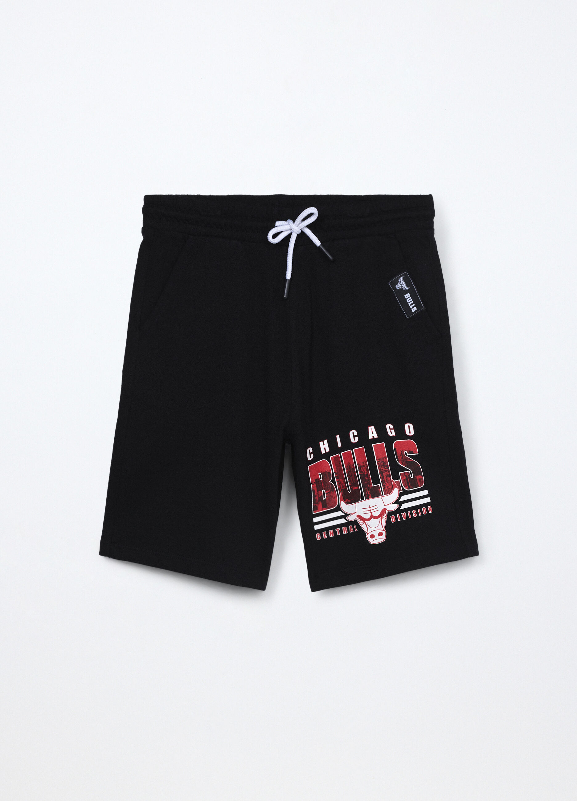 Shorts NBA in french terry di puro cotone bambino_0