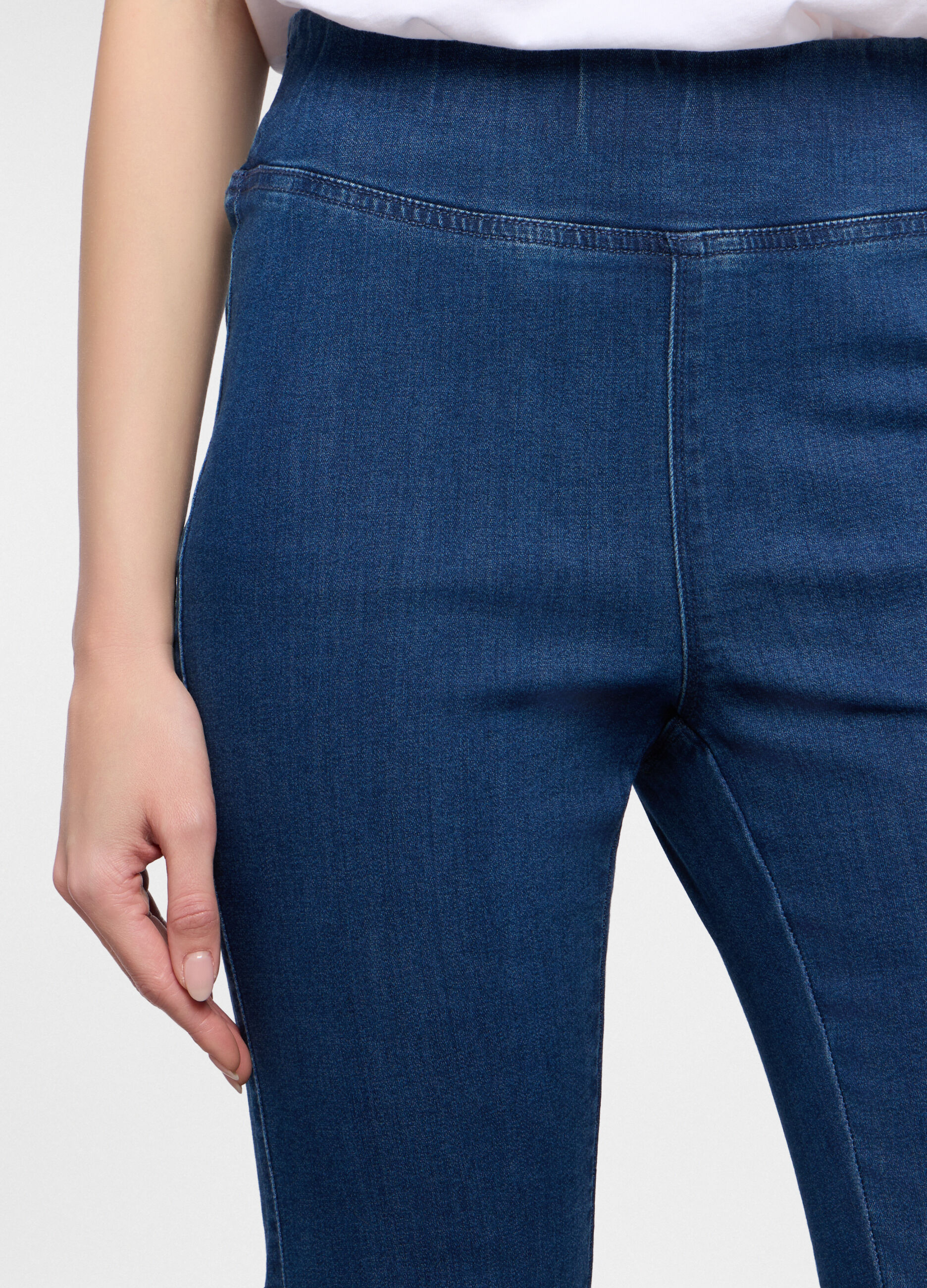 Jegging flare denim stretch donna _3