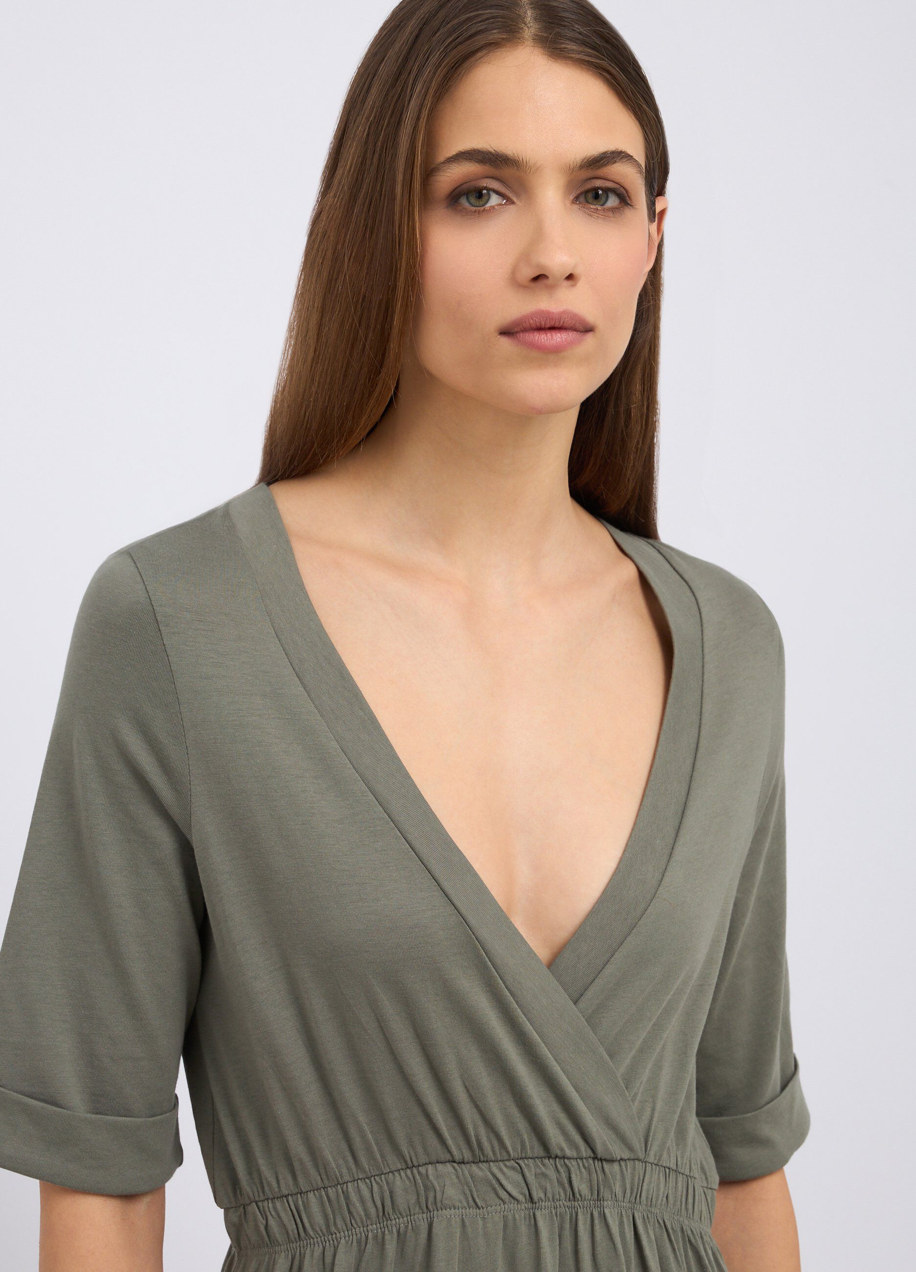 Abito in puro cotone lungo donna_2