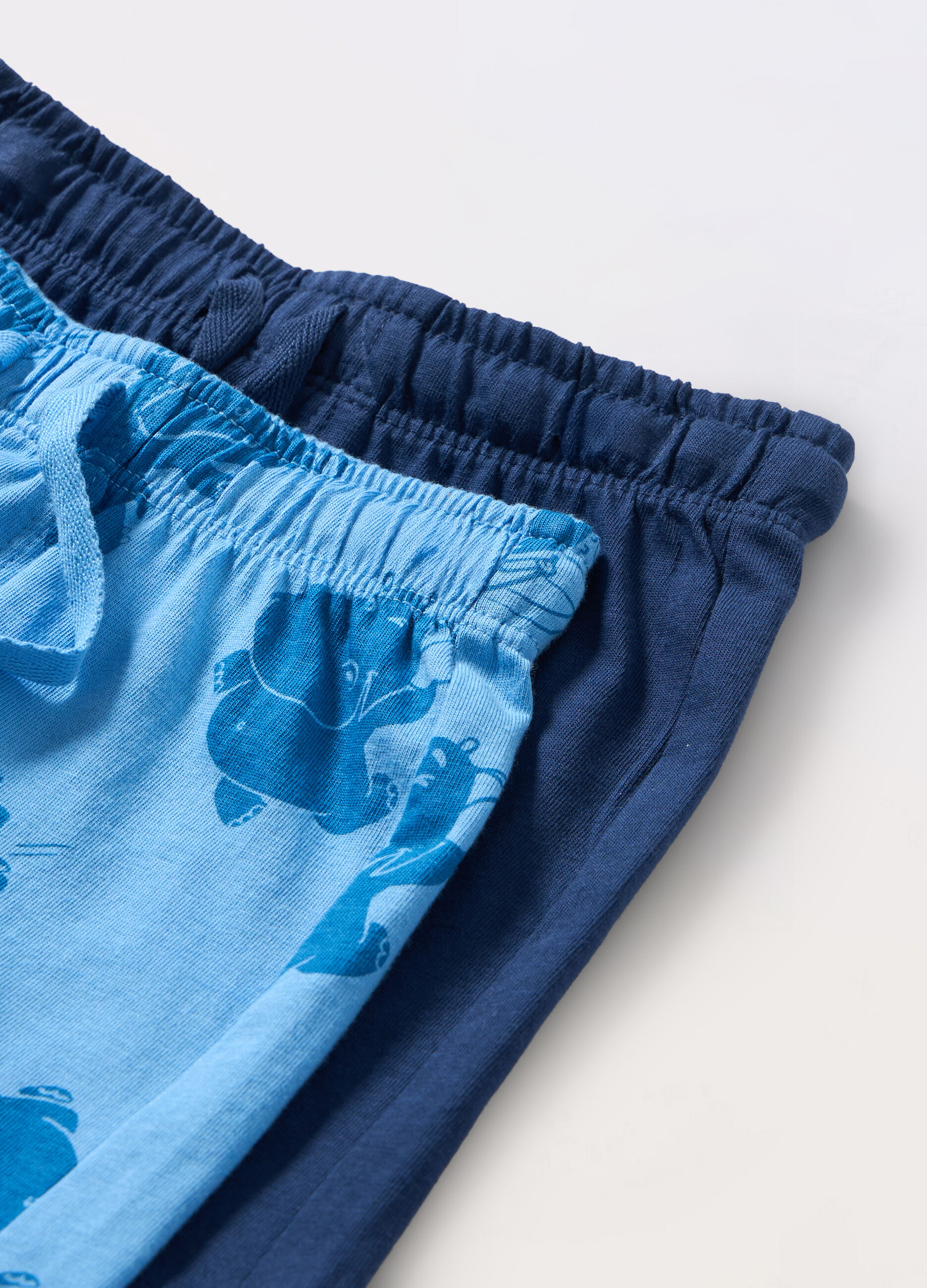 Pack 2 shorts in jersey di puro cotone neonato_1