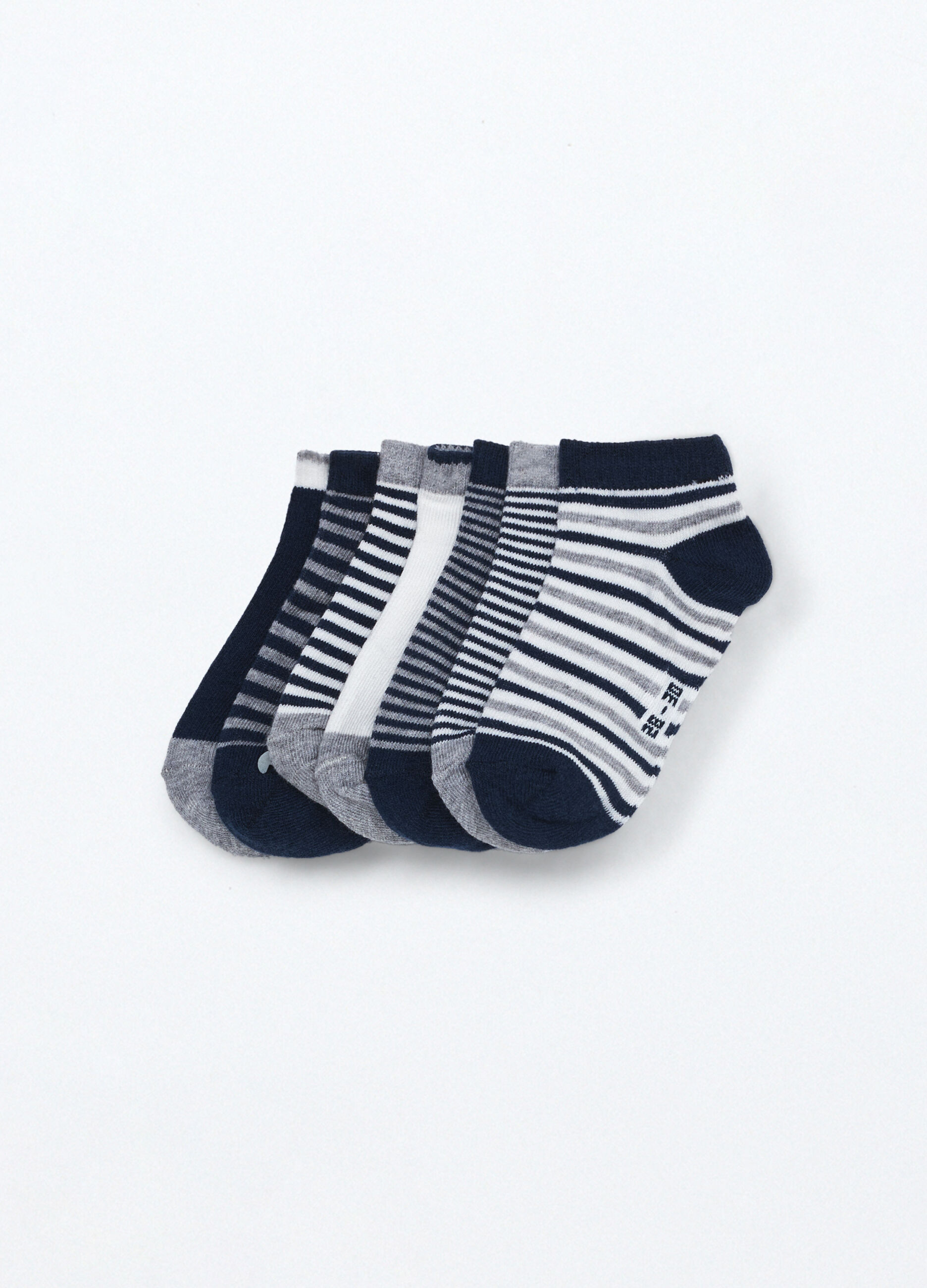 Pack 7 calze corte misto cotone bambino_0