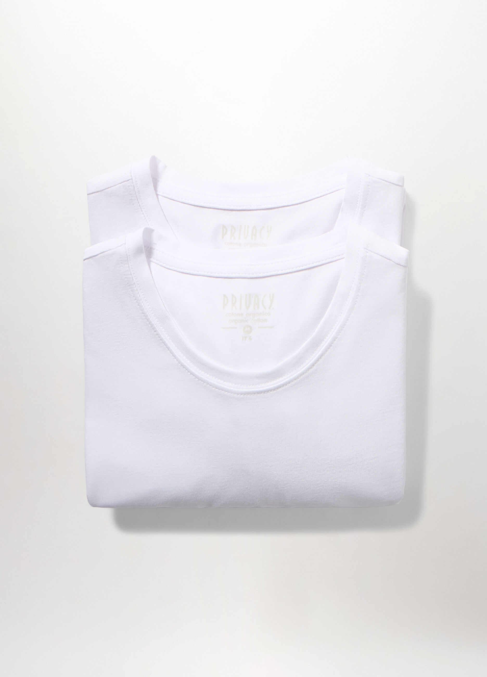2 pack T-shirt girocollo in cotone stretch uomo_0