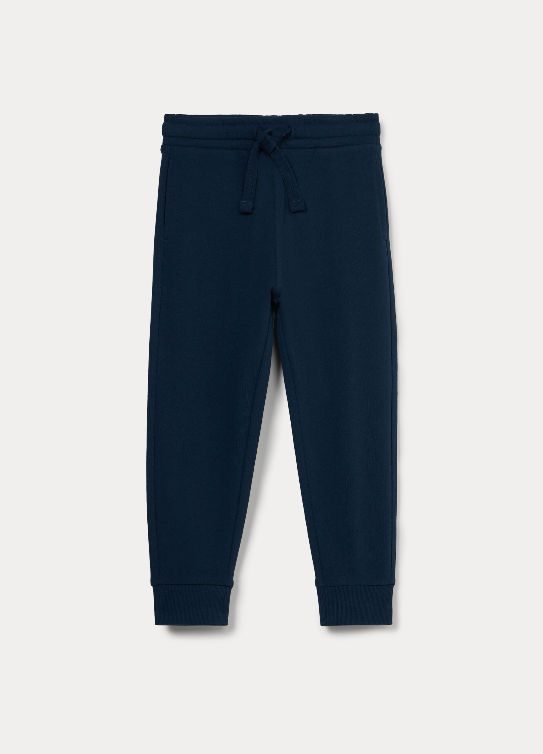Jogger in french terry di puro cotone bambino_0