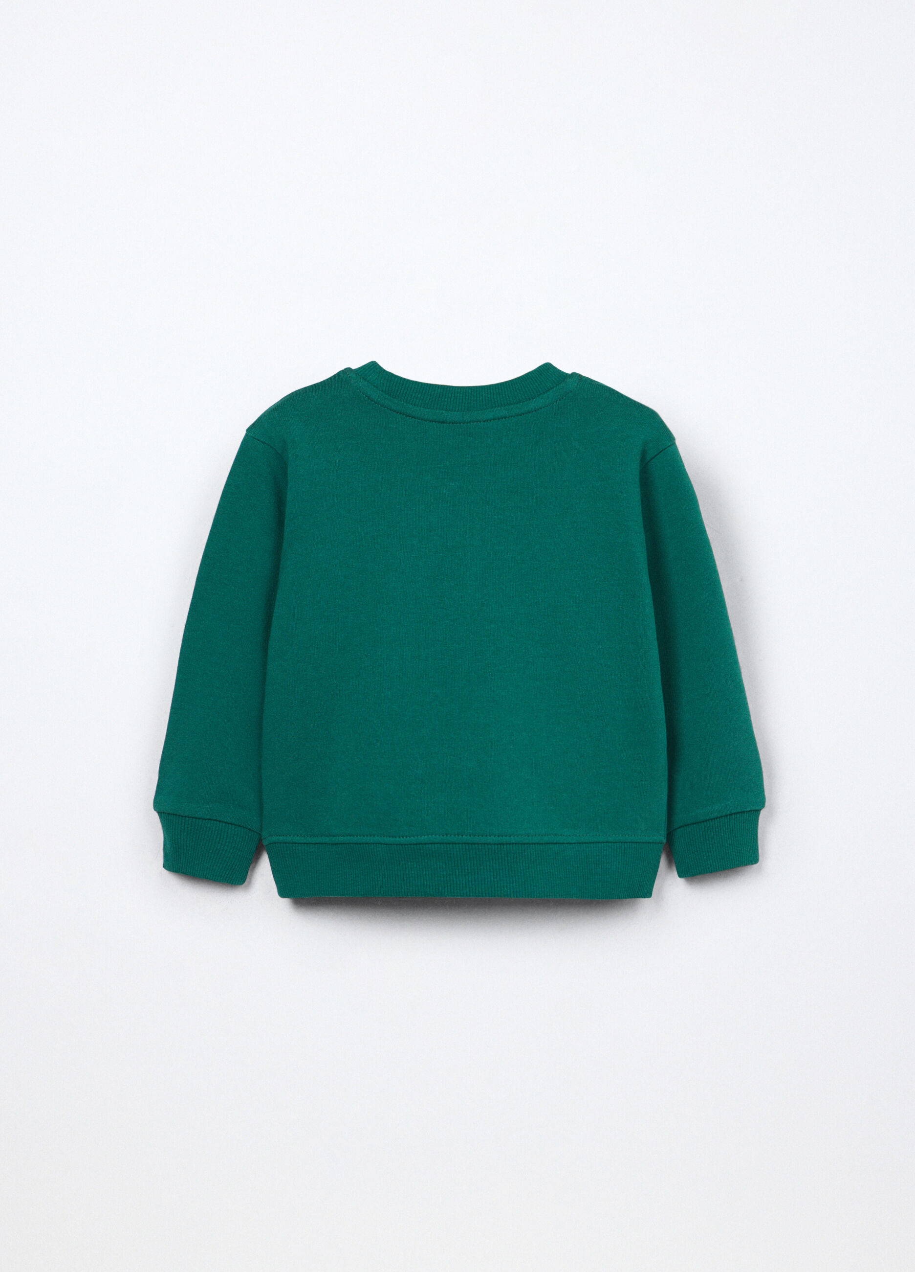 Felpa in french terry di puro cotone neonato_1