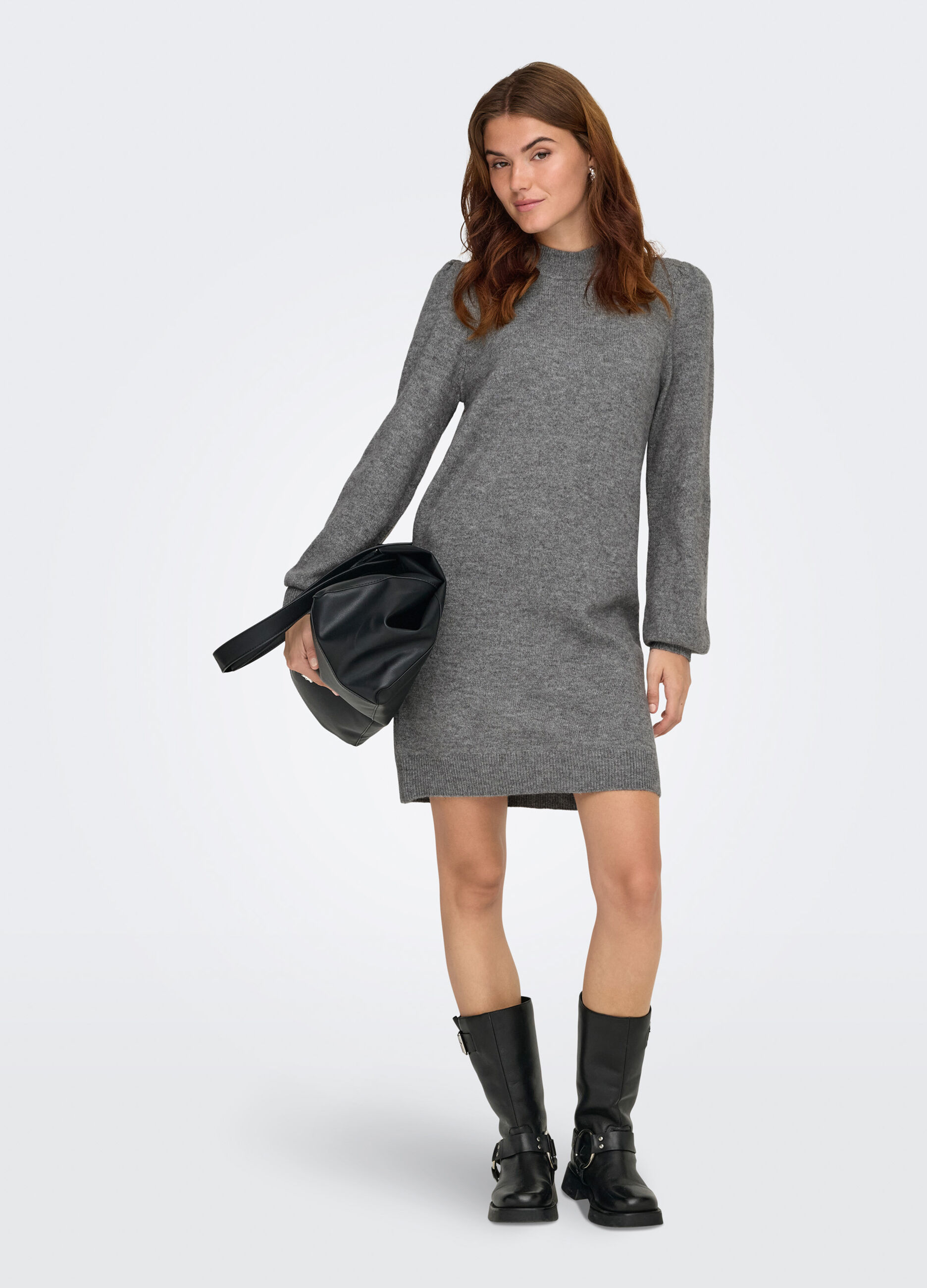 Abito corto tricot donna_2