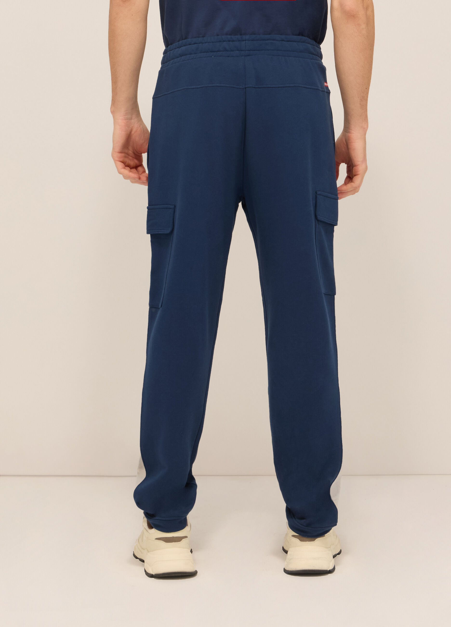 Jogger sportivi in misto cotone uomo_1