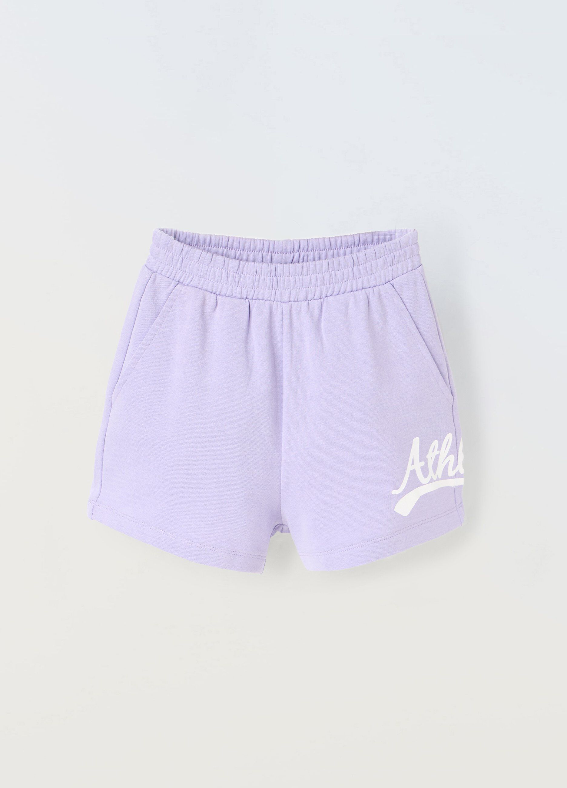 Shorts in misto cotone ragazza_0