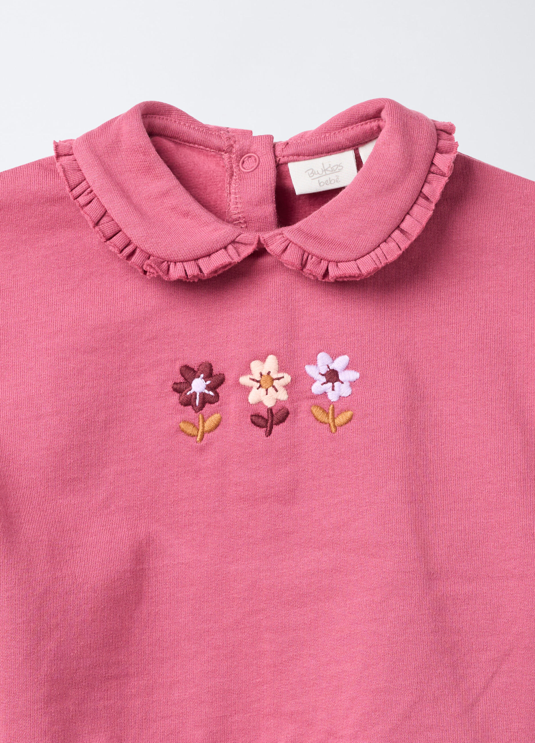 Jogging set in pura felpa di cotone neonata_2