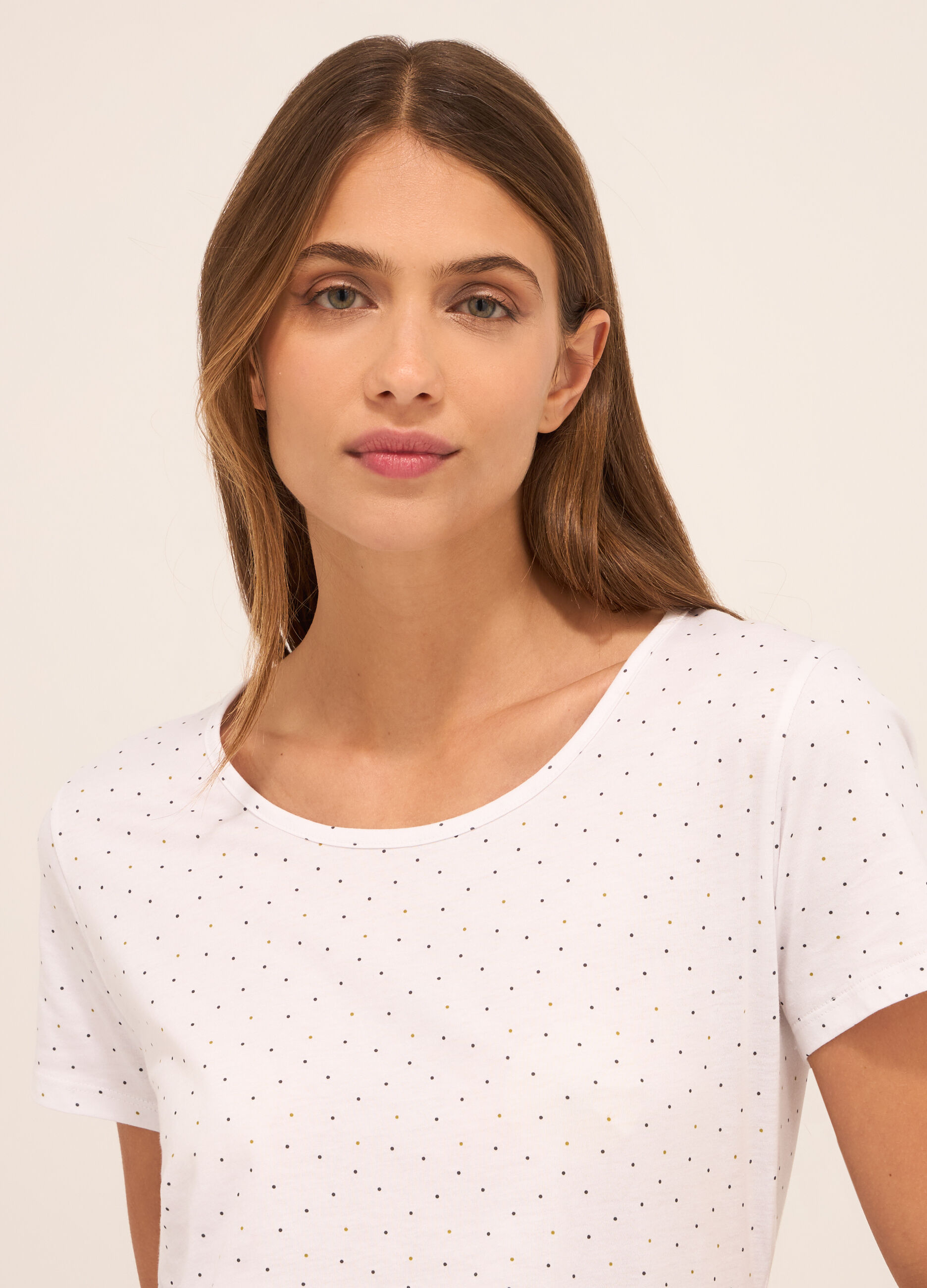 T-shirt in puro cotone donna_2