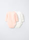 Pack 2 body in interlock di puro cotone neonata_1