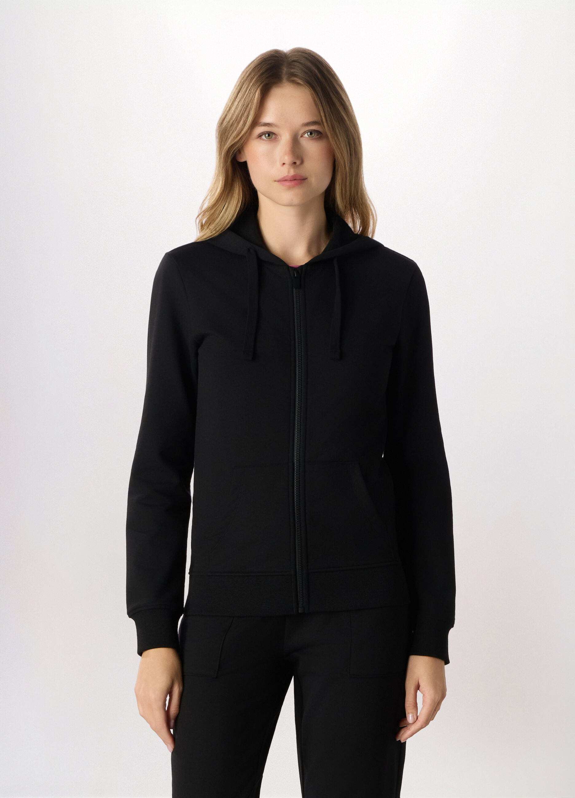 Felpa in misto cotone Holistic fitness donna_0