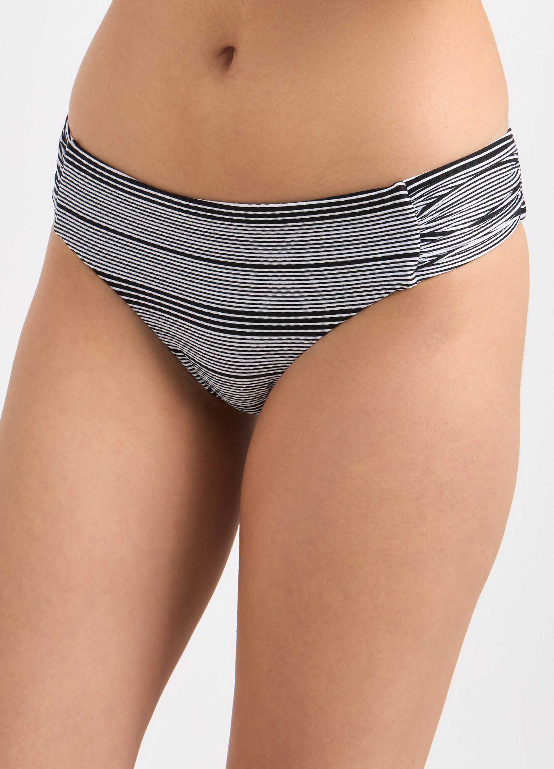 Slip bikini a righe donna_2