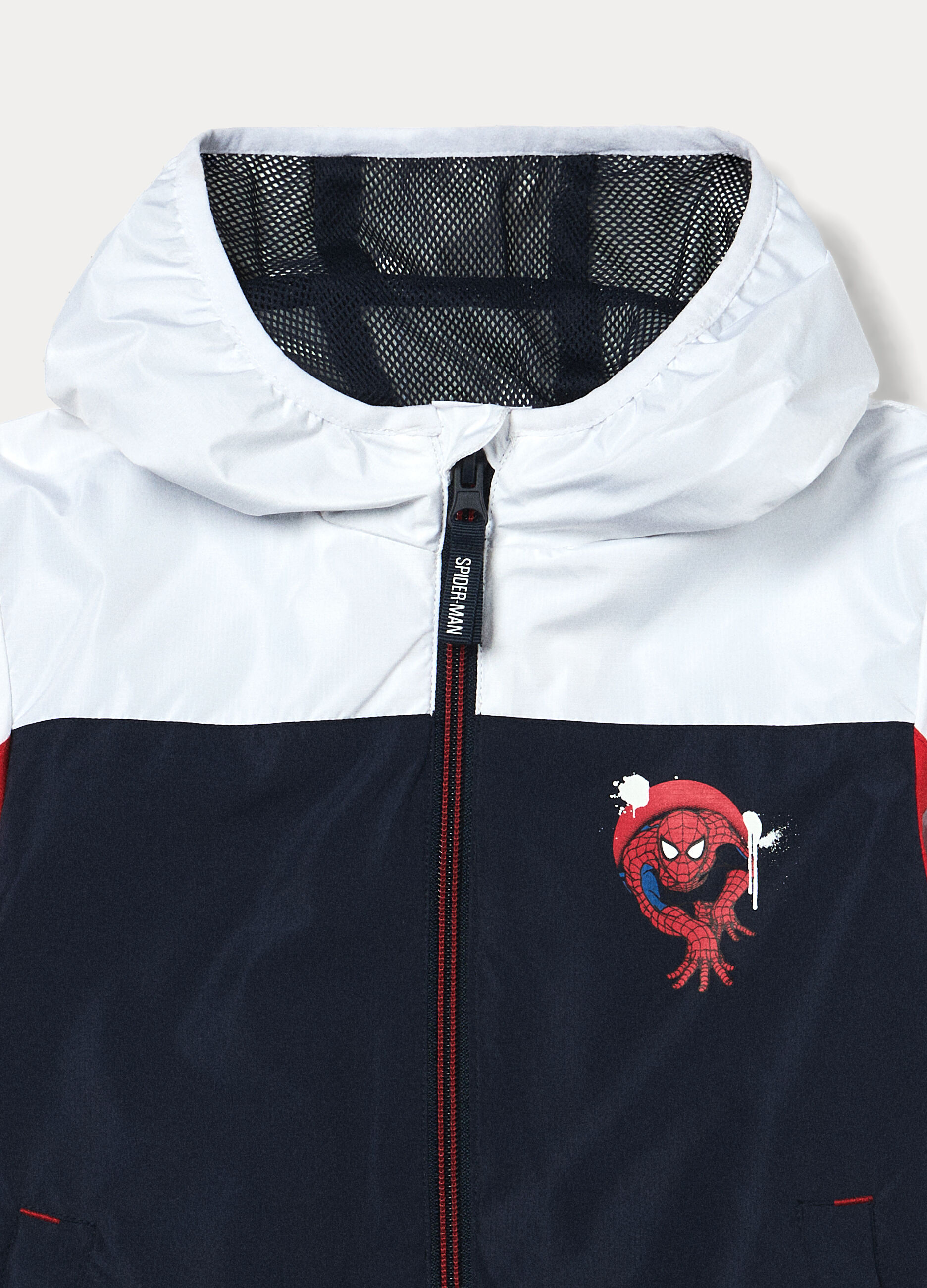 Giacca antipioggia Spider Man con cappuccio bambino_2