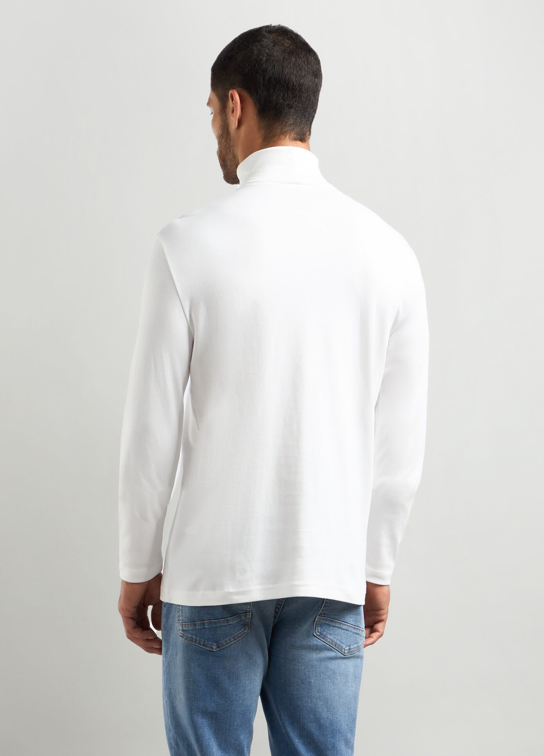 Dolcevita in puro cotone uomo_1