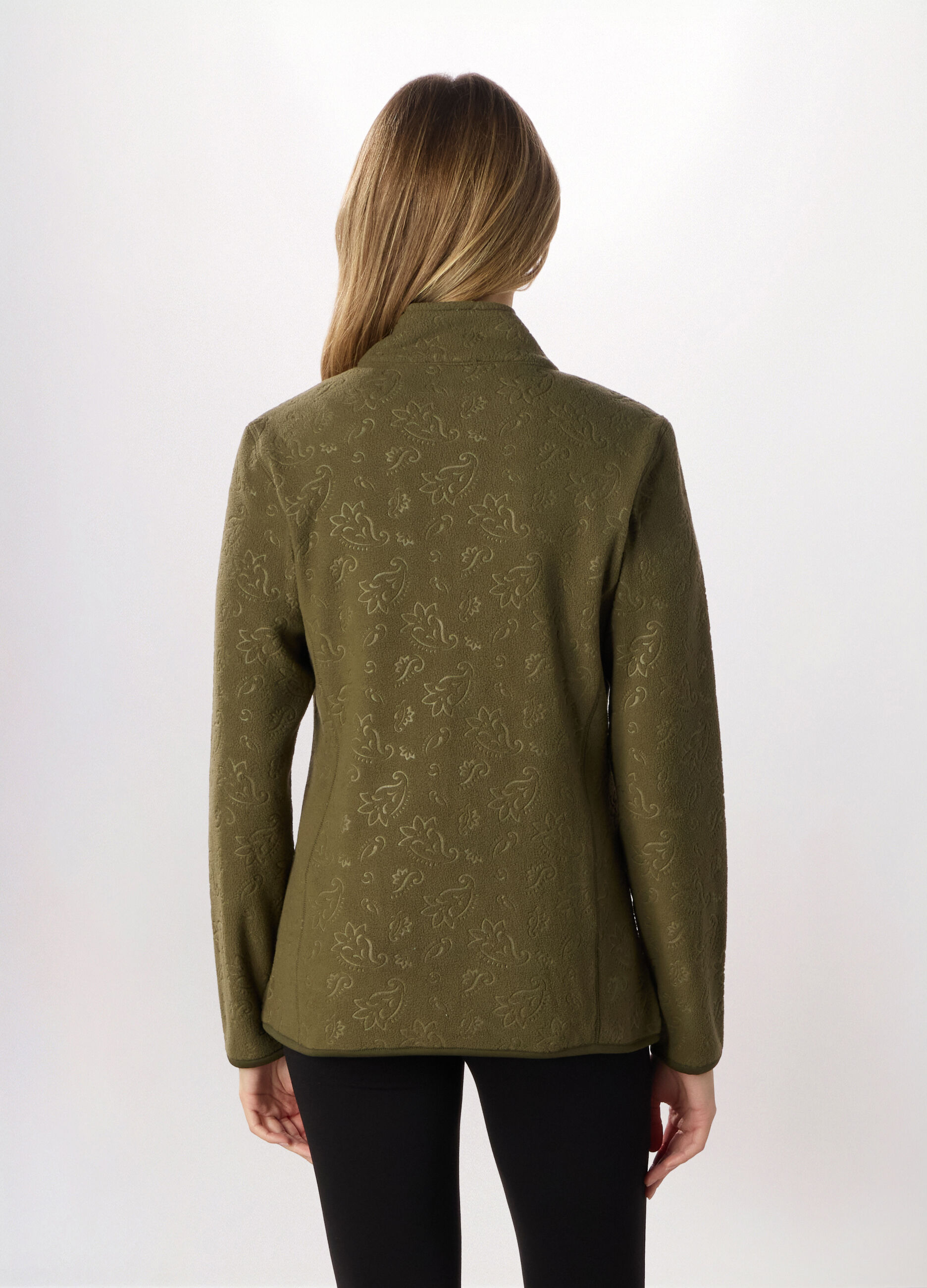 Felpa full zip in pile donna Holistic fitness_1