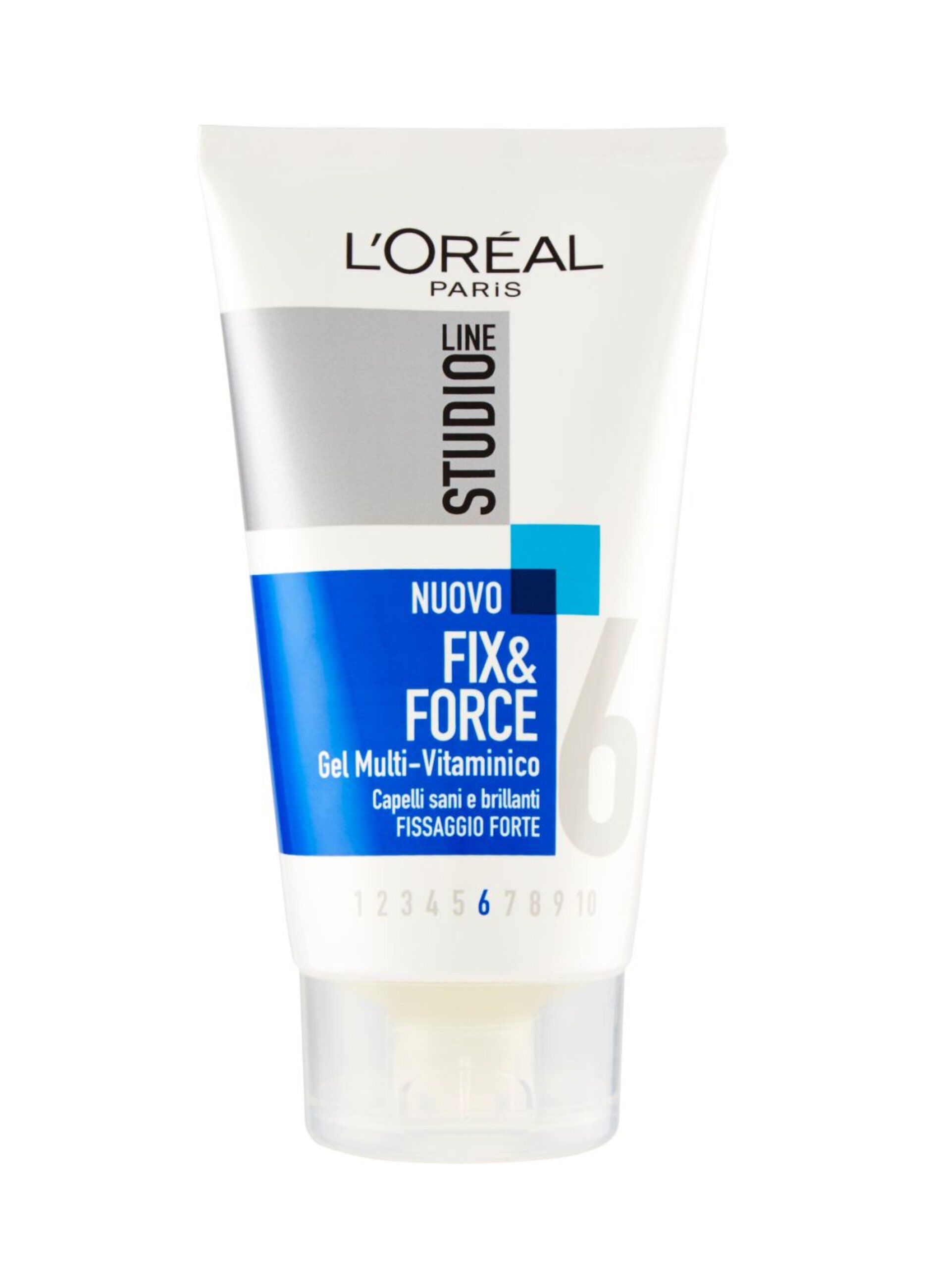 L'Oréal Paris Gel per Capelli Studio Line Fix&Force, Fissaggio Forte, 150ml.