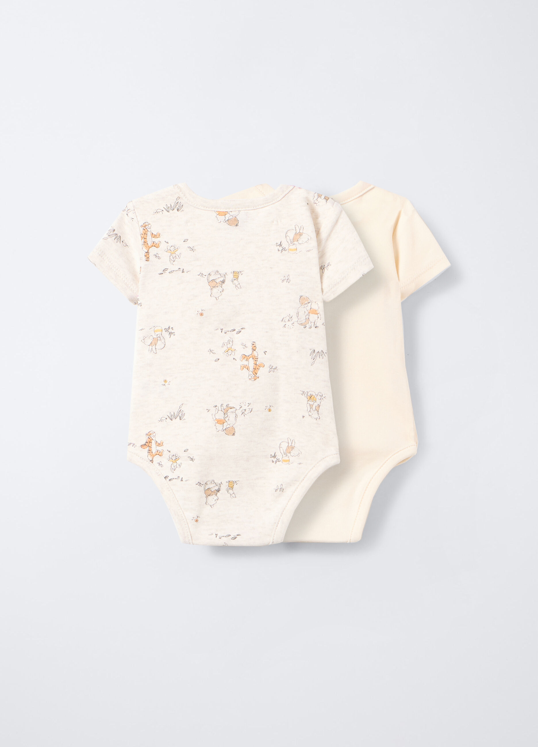 Pack 2 body Disney incrociati in interlock di puro cotone neonato_1