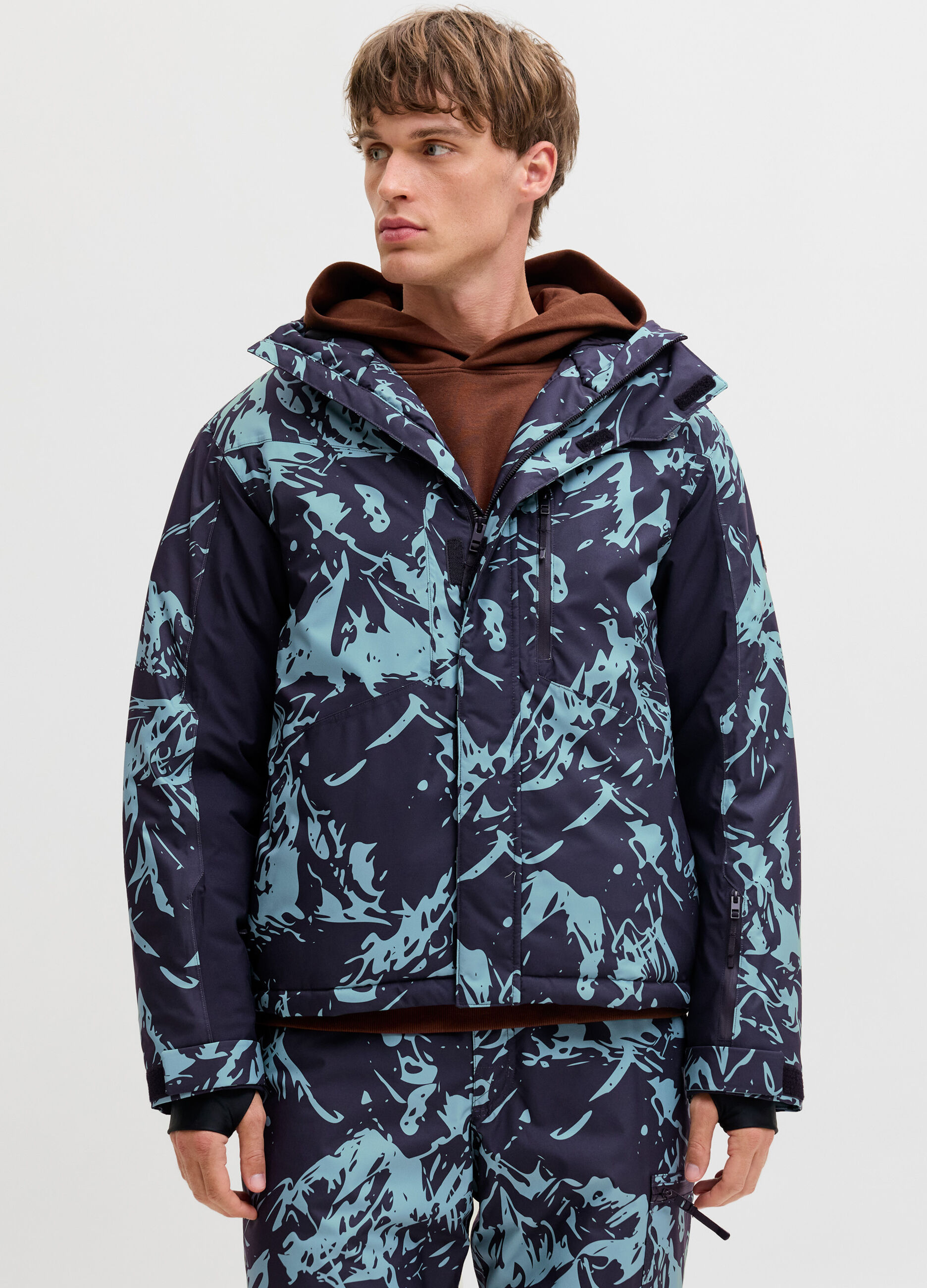 Giacca da sci in tessuto tecnico uomo_0